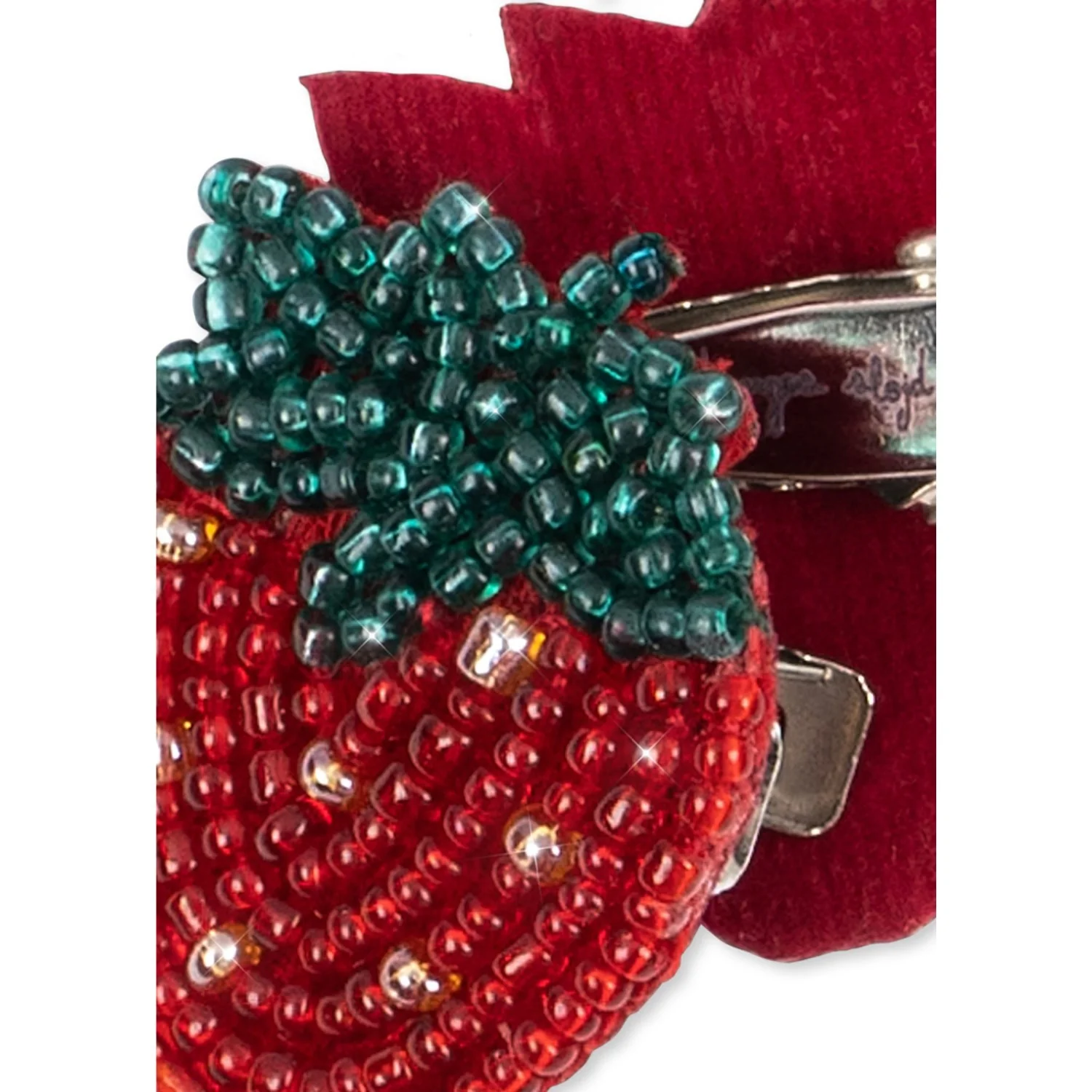 Konges Sløjd Strawberry 2 Pack Strawberry Beaded Hair Clip - Image 5
