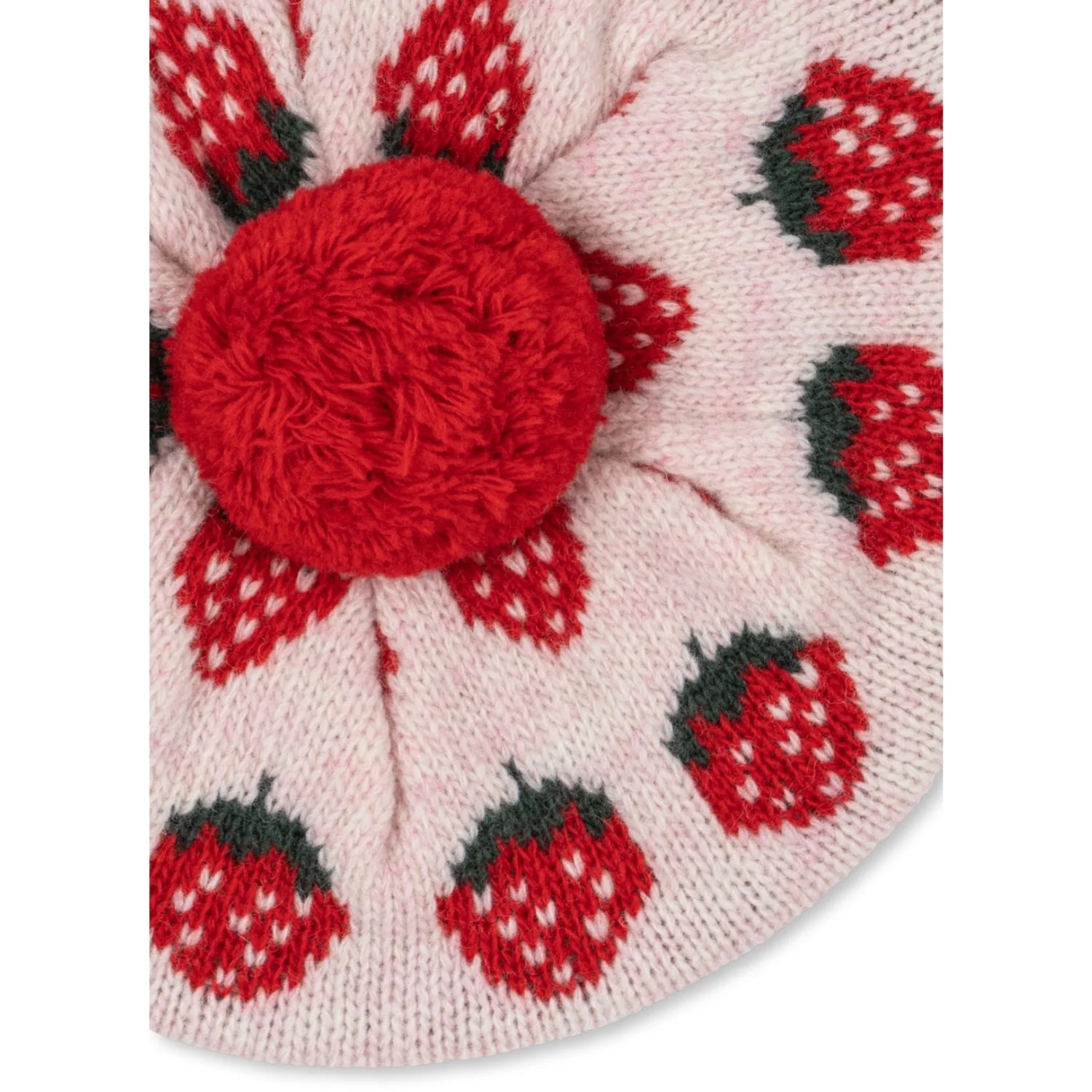 Konges Sløjd Strawberry Belou Knit Beret - Image 4