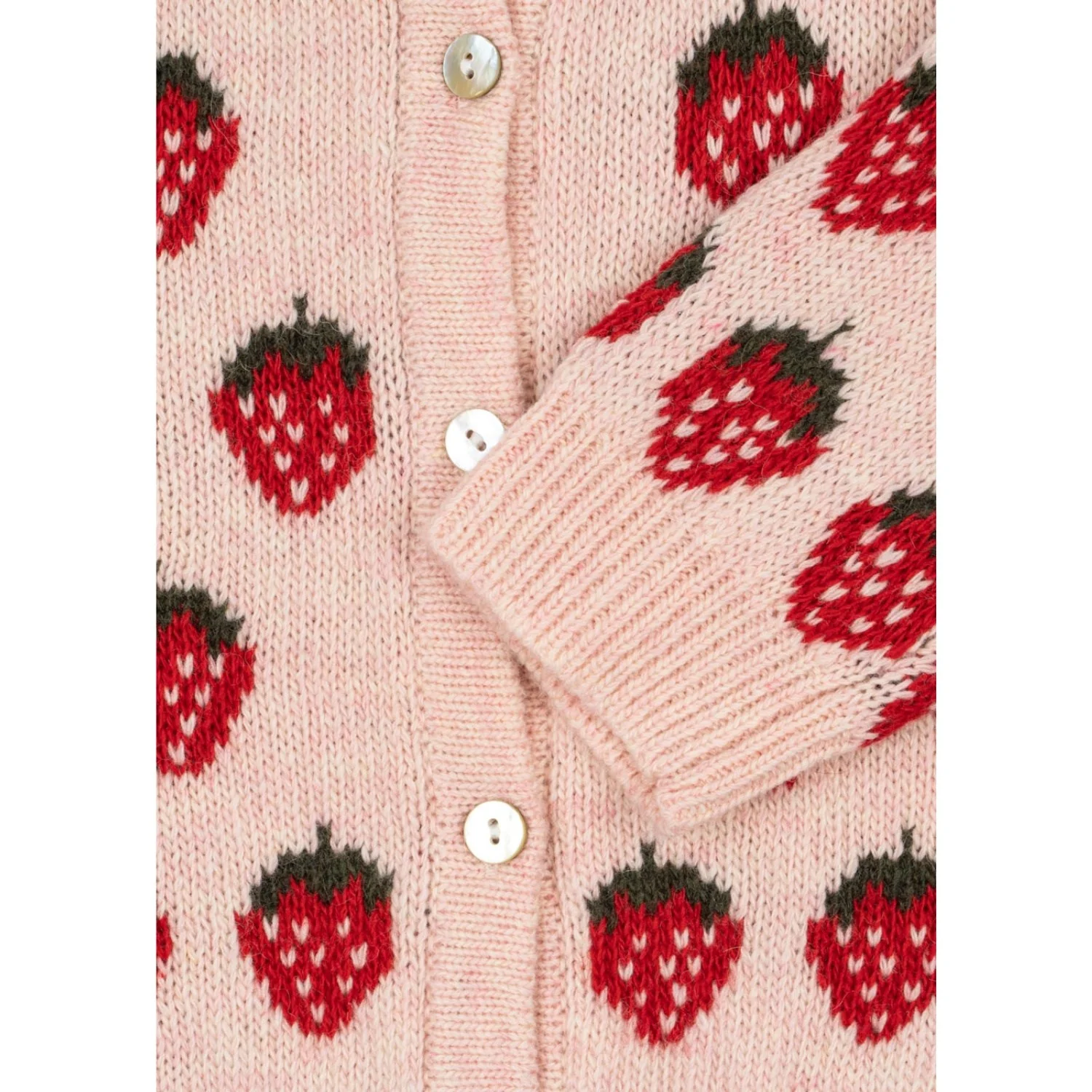 Konges Sløjd Strawberry Belou Knit Cardigan - Image 5