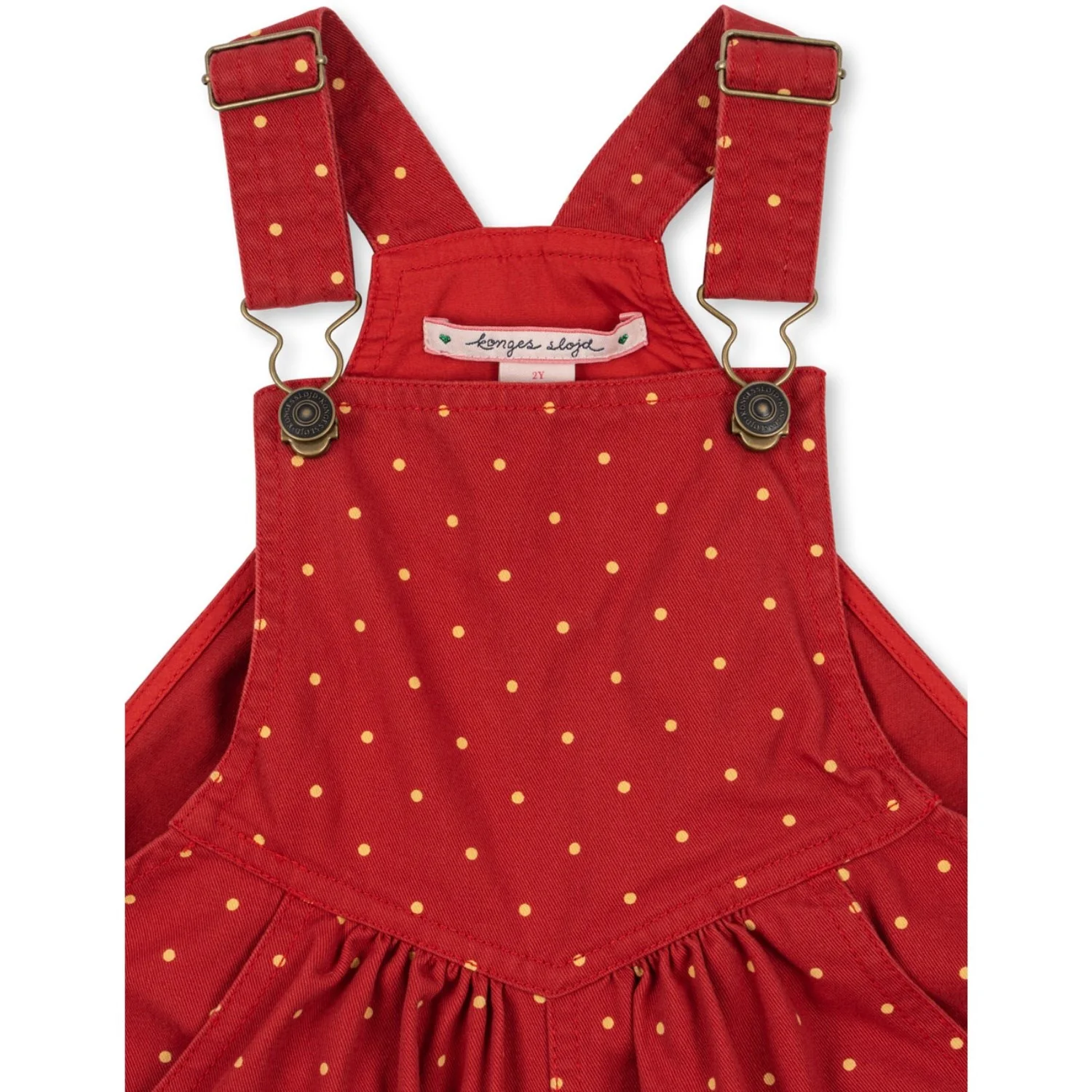 Konges Sløjd Strawberry Dot Nola Overalls GOTS - Image 12