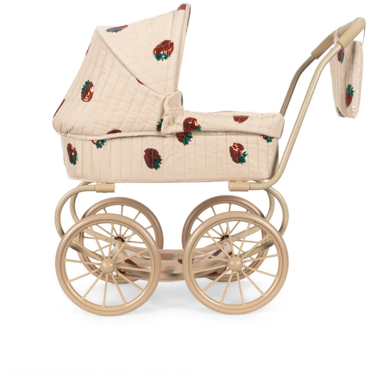 Konges Sløjd Strawberry Minnie Tulle Doll Pram - Image 15