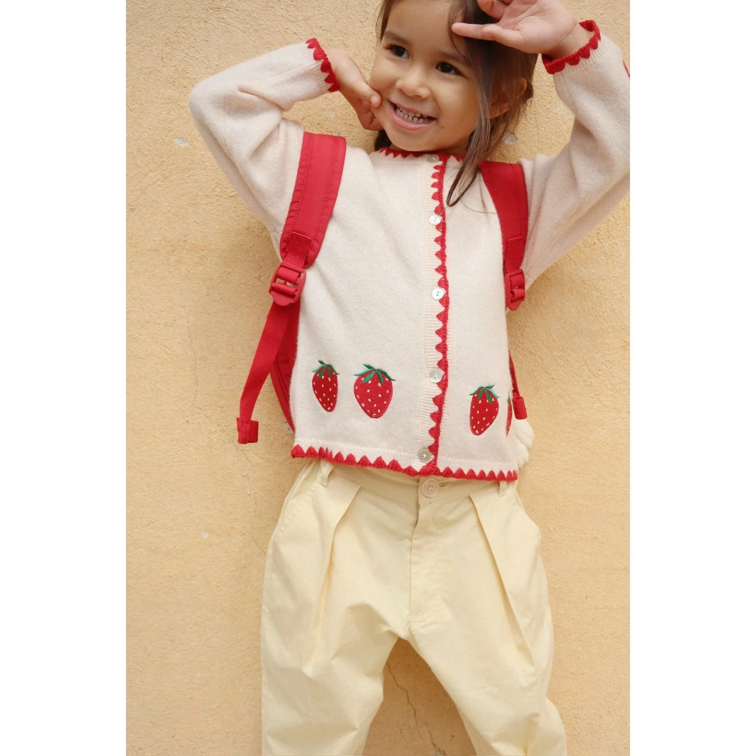 Konges Sløjd Strawberry Strawberry Mini Backpack - Image 4