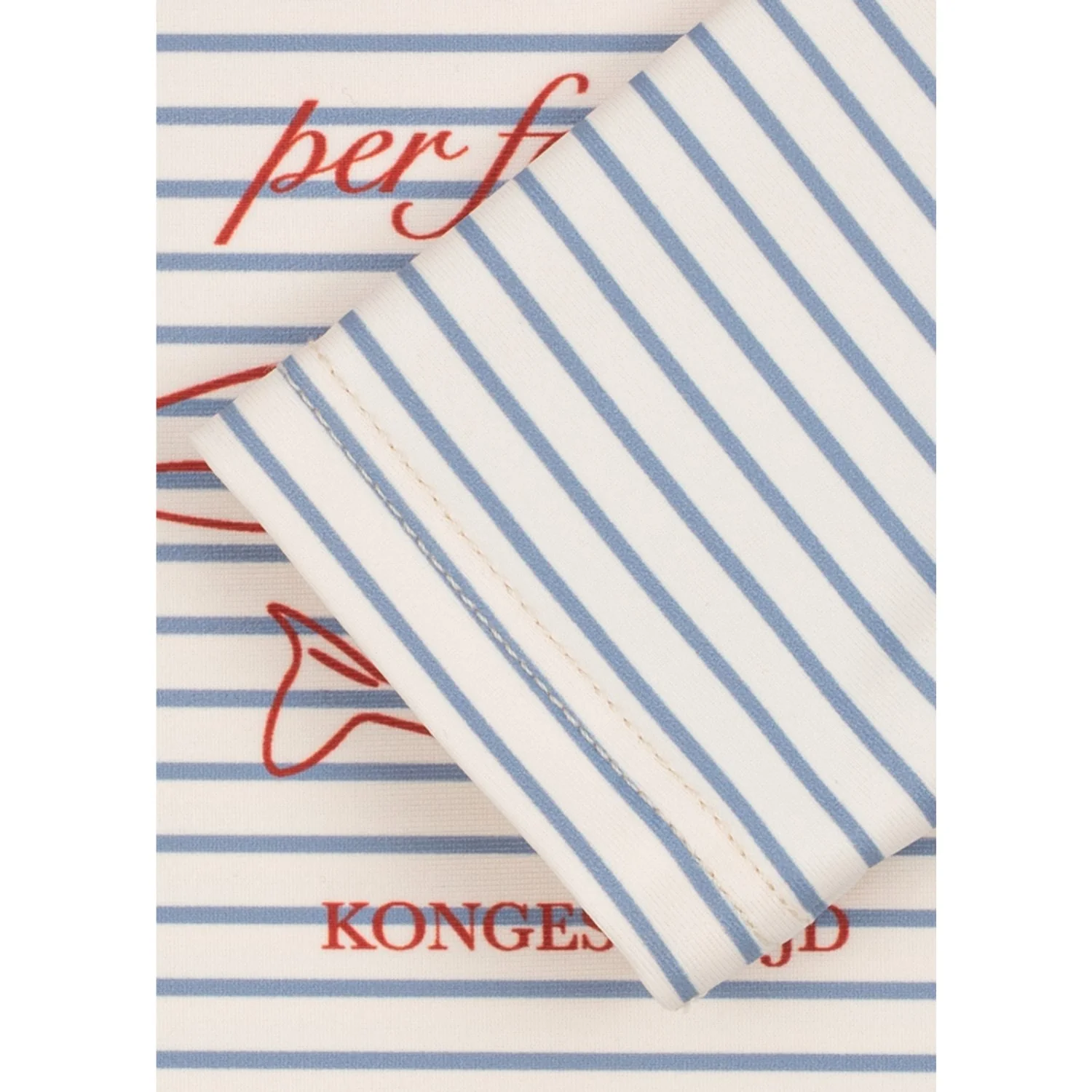 Konges Sløjd Stripe Bluie Aster Swim Blouse Grs - Image 5