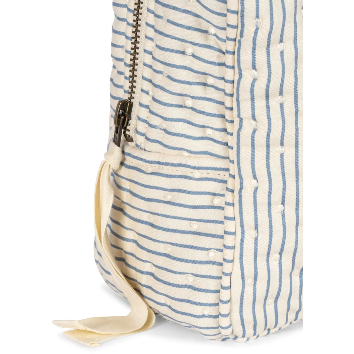 Konges Sløjd Stripe Bluie Big Quilted Toiletry Bag - Image 4
