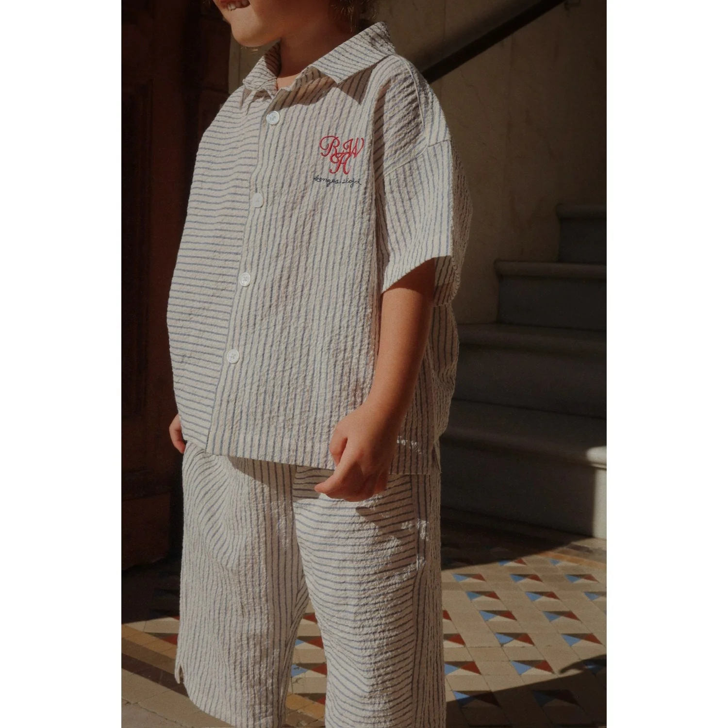 Konges Sløjd Stripe Bluie RHW X KS Duo Shirt Gots - Image 3