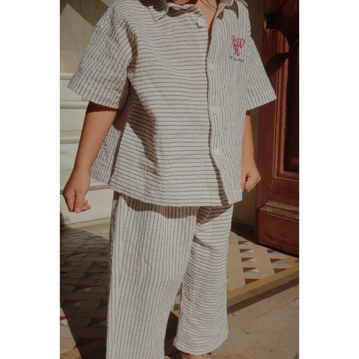 Konges Sløjd Stripe Bluie RHW X KS Duo Shirt Gots - Image 7