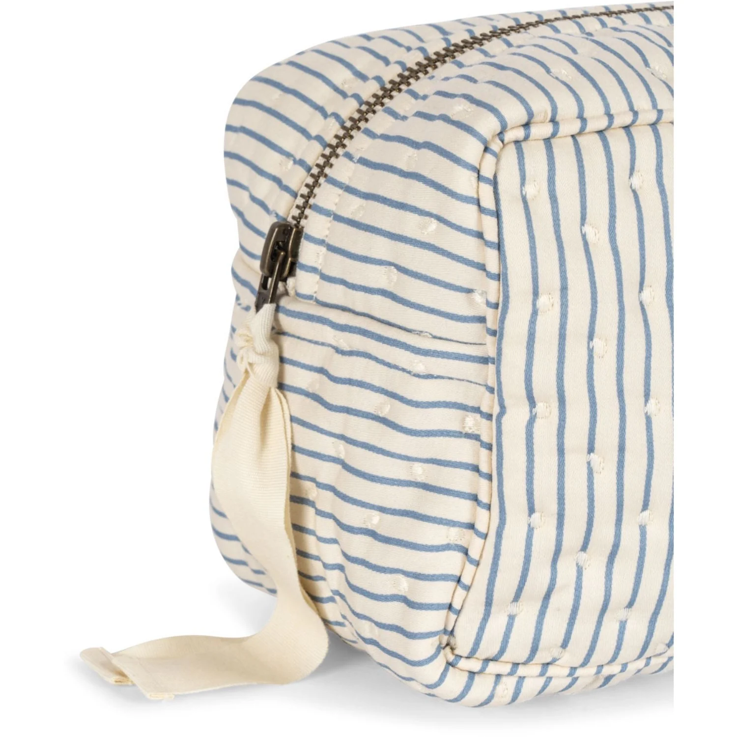Konges Sløjd Stripe Bluie Small Quilted Toiletry Bag - Image 2