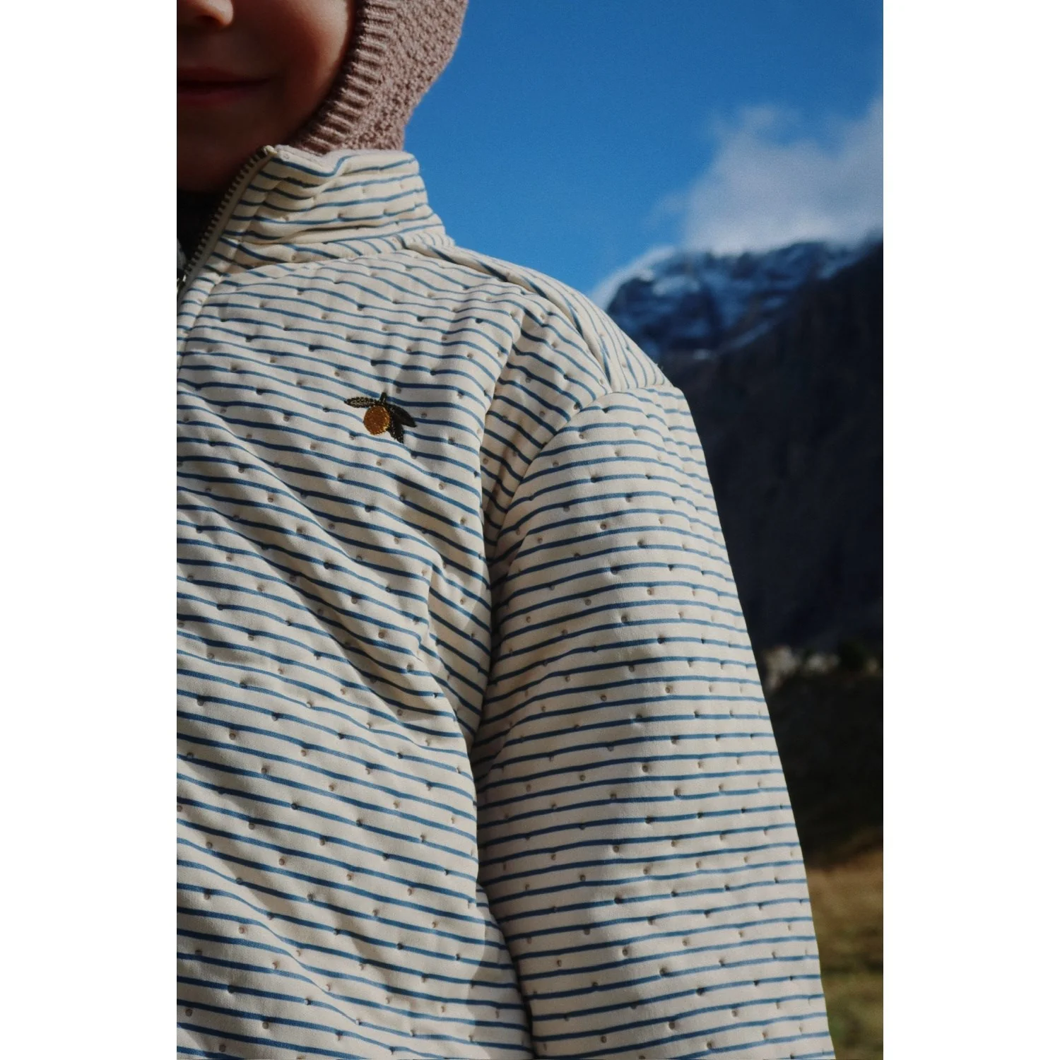 Konges Sløjd Stripe Bluie Thermo Jacket Grs - Image 3