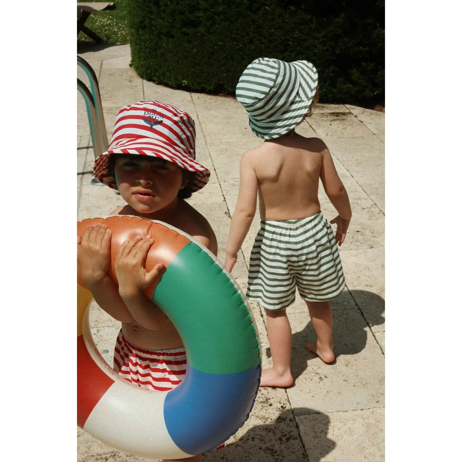 Konges Sløjd Stripe Verti Asnou Swim Shorts Grs - Image 2