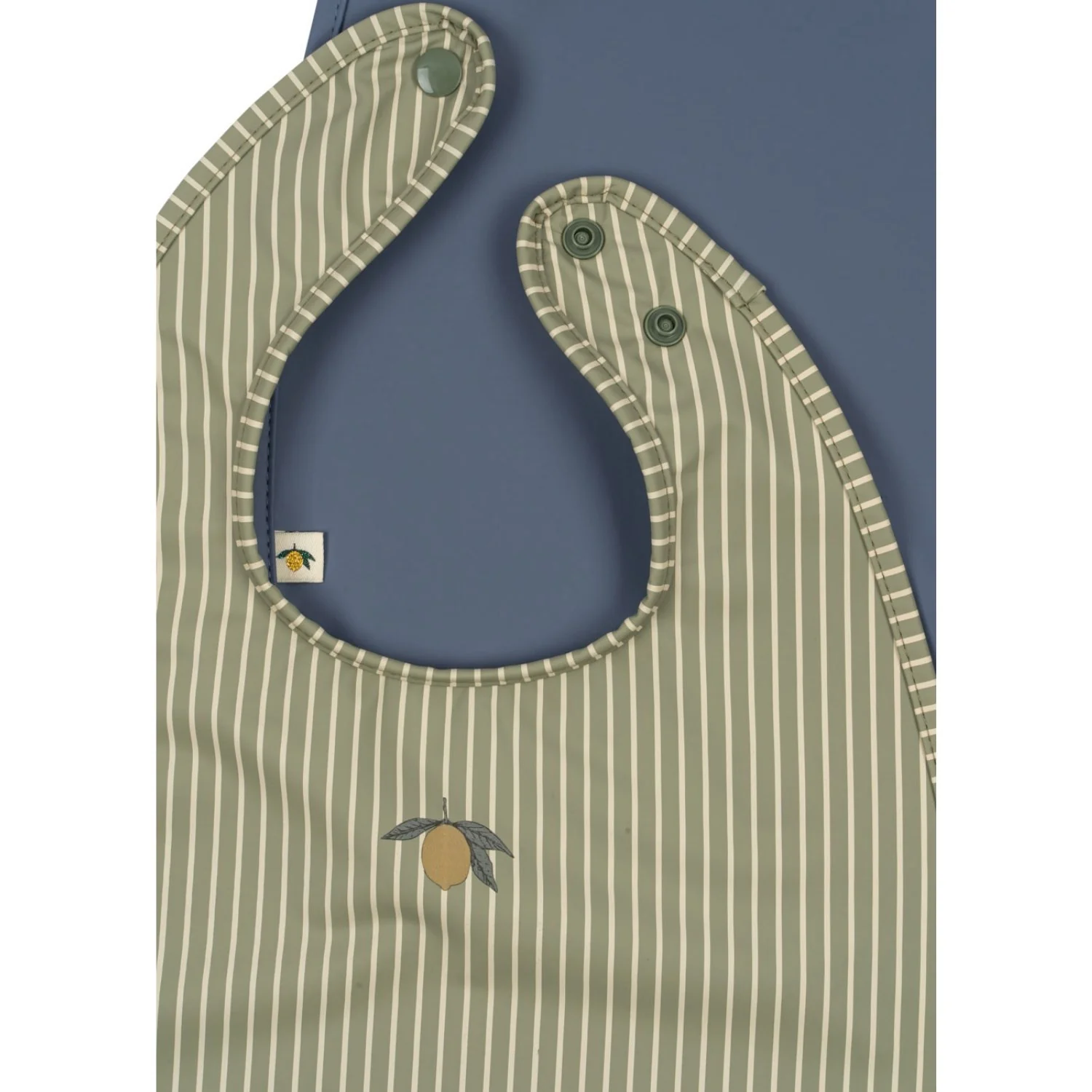 Konges Sløjd Tea Stripe/Flint Stone 2 Pack Dinner Bib - Image 2