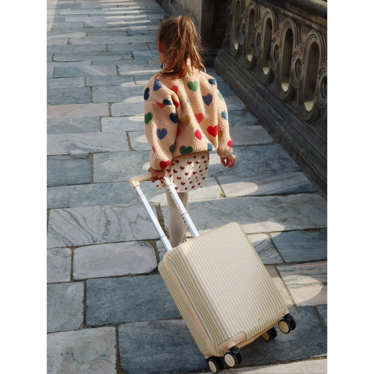 Konges Sløjd Tea Stripe Travel Suitcase - Image 2