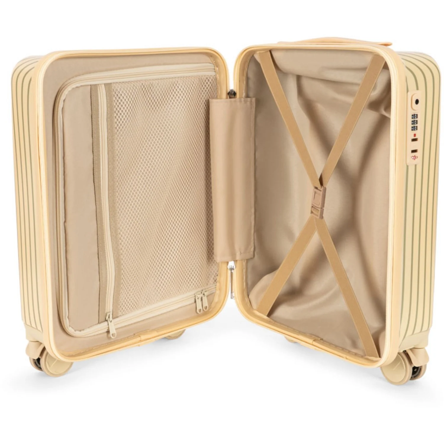Konges Sløjd Tea Stripe Travel Suitcase - Image 6