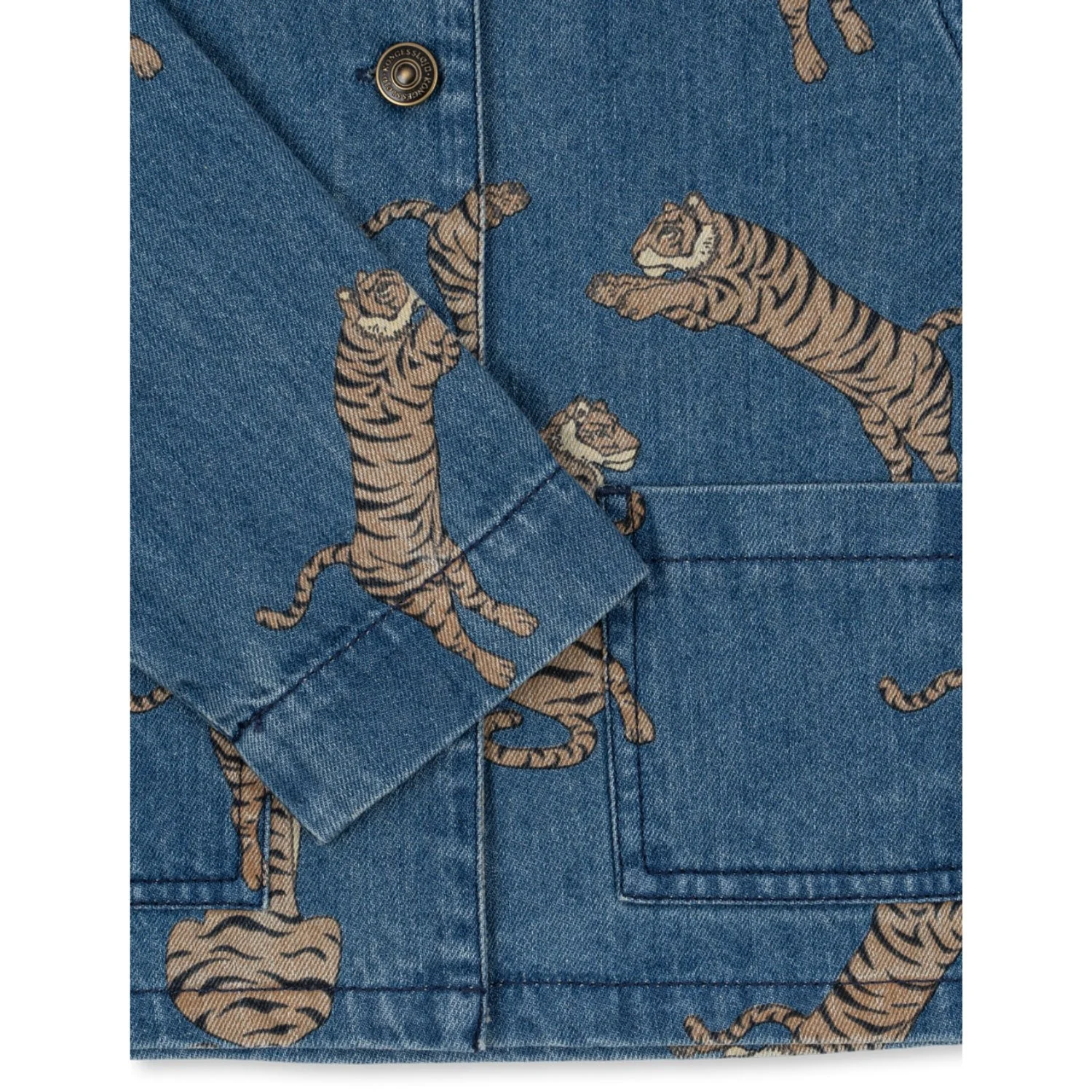 Konges Sløjd Tiger Magot Jacket Denim GOTS - Image 2