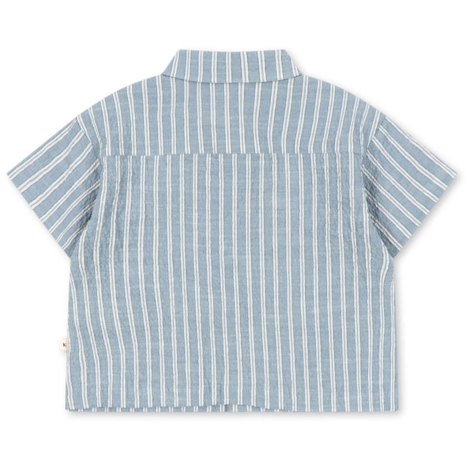 Konges Sløjd Trio Bleu Stripe Elliot Ss Shirt Gots - Image 4