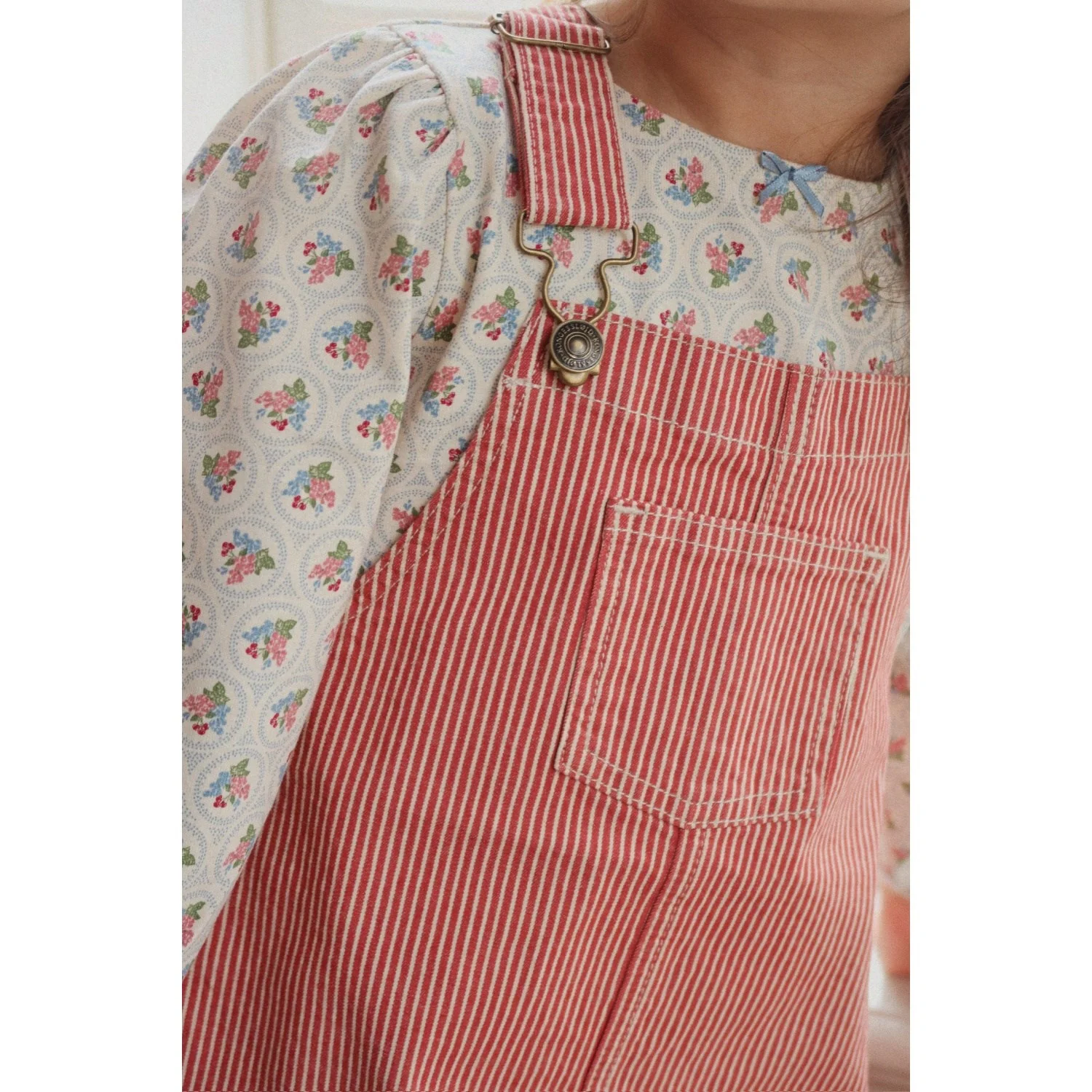 Konges Sløjd Verona Blues Drey Blouse Gots - Image 5