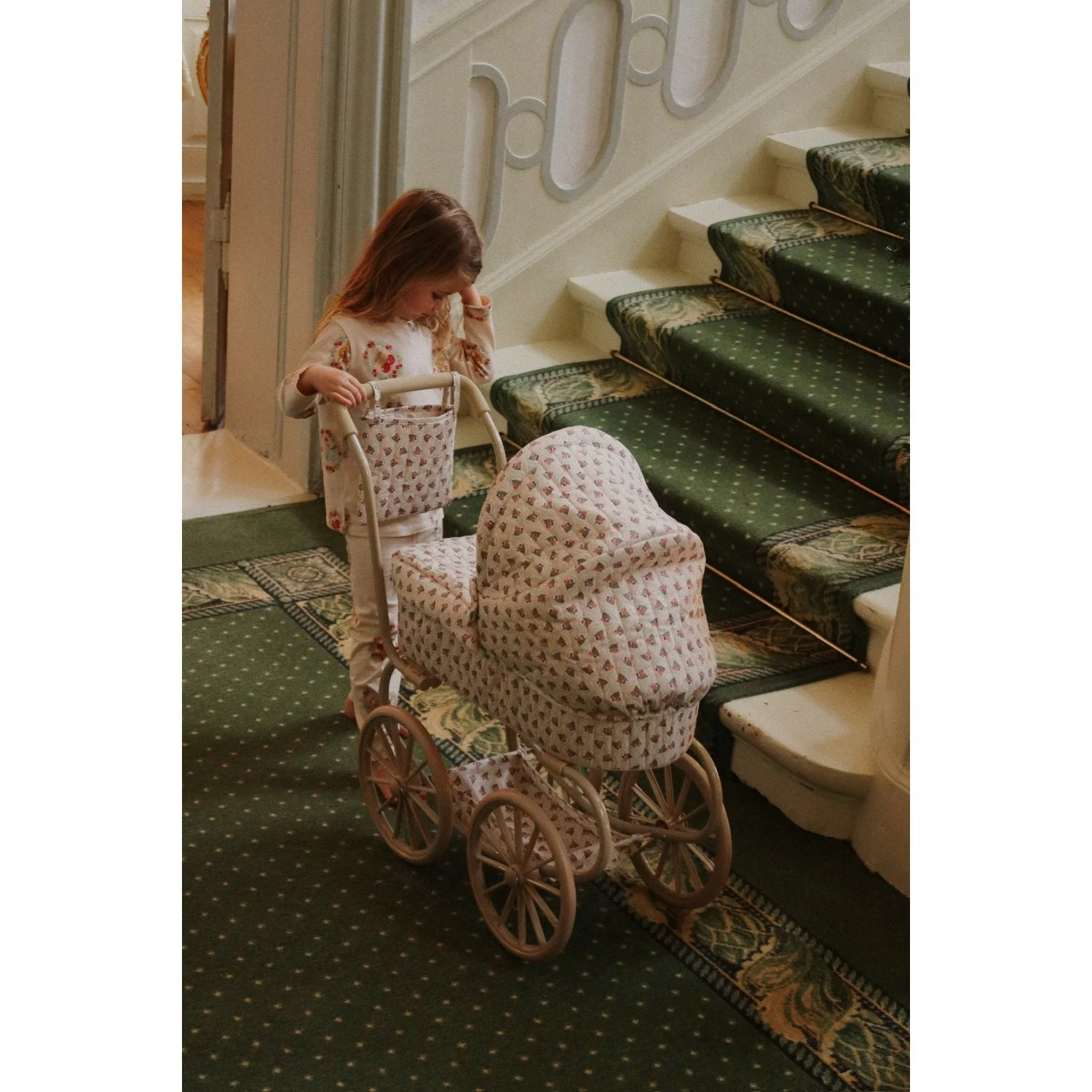 Konges Sløjd Verona Blues Minnie Doll Pram - Image 6