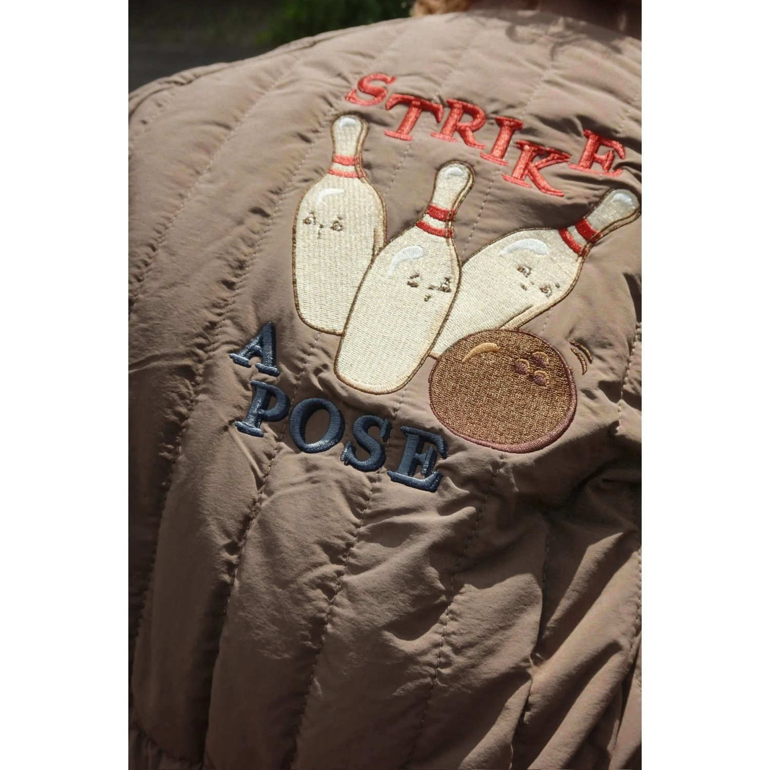 Konges Sløjd Walnut Juno Bomber Jacket - Image 4