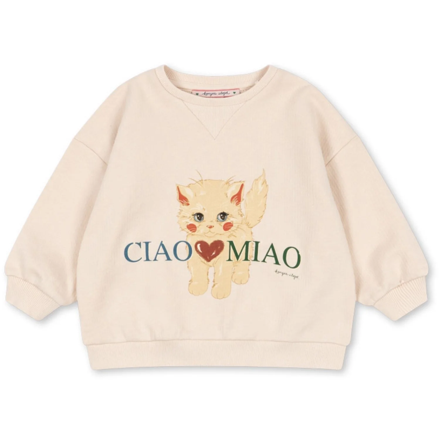 Konges Sløjd Whisper Pink Belli Sweatshirt Ocs