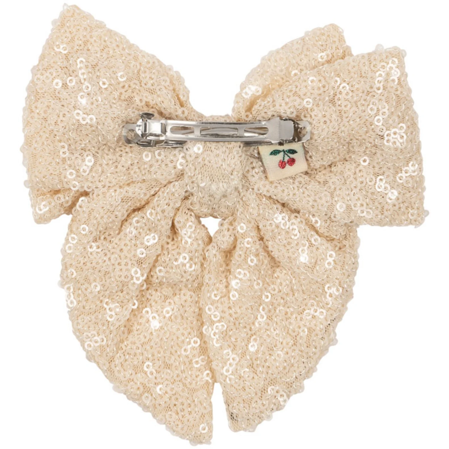 Konges Sløjd White Smoke Aries Sequin Bow Hair Clip - Image 3