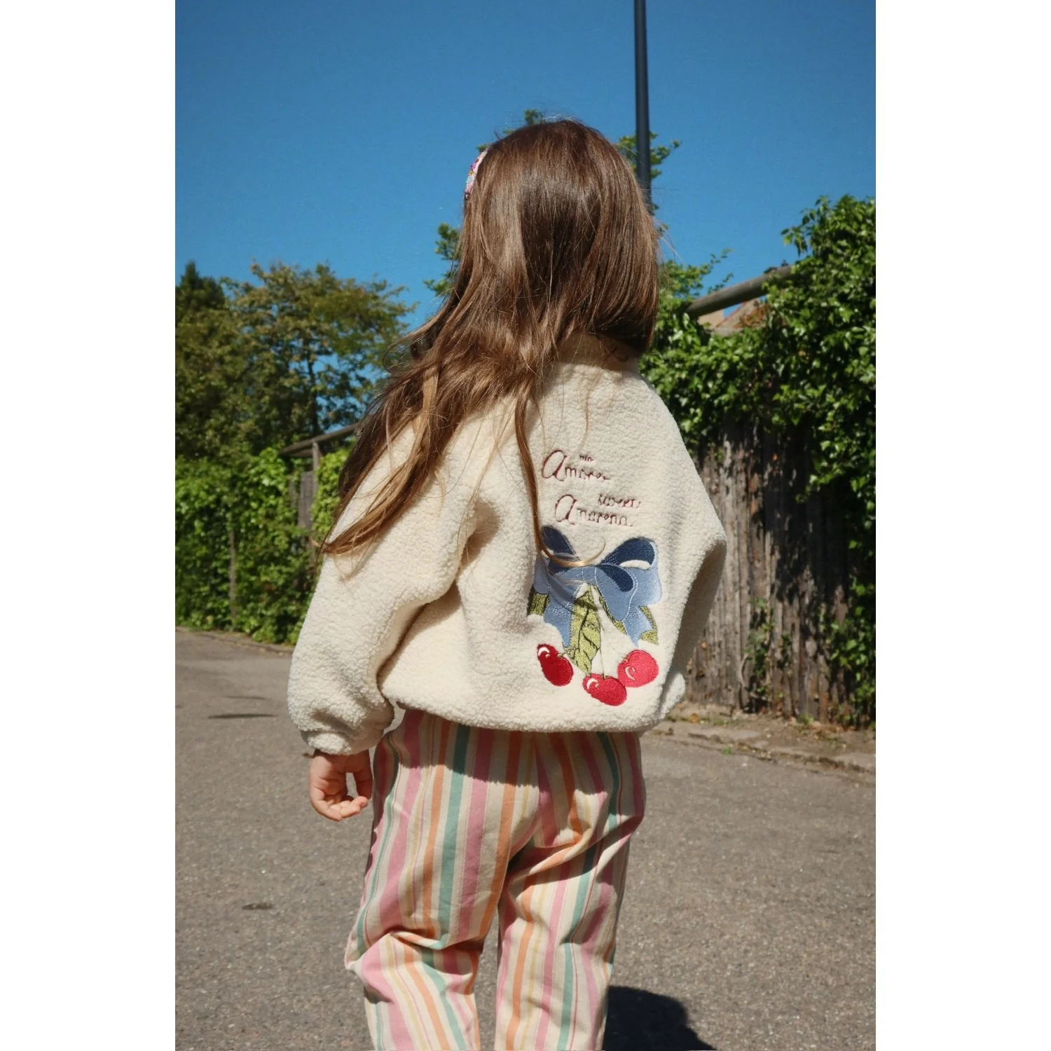 Konges Sløjd White Smoke Jazz Teddy Jacket Grs - Image 3