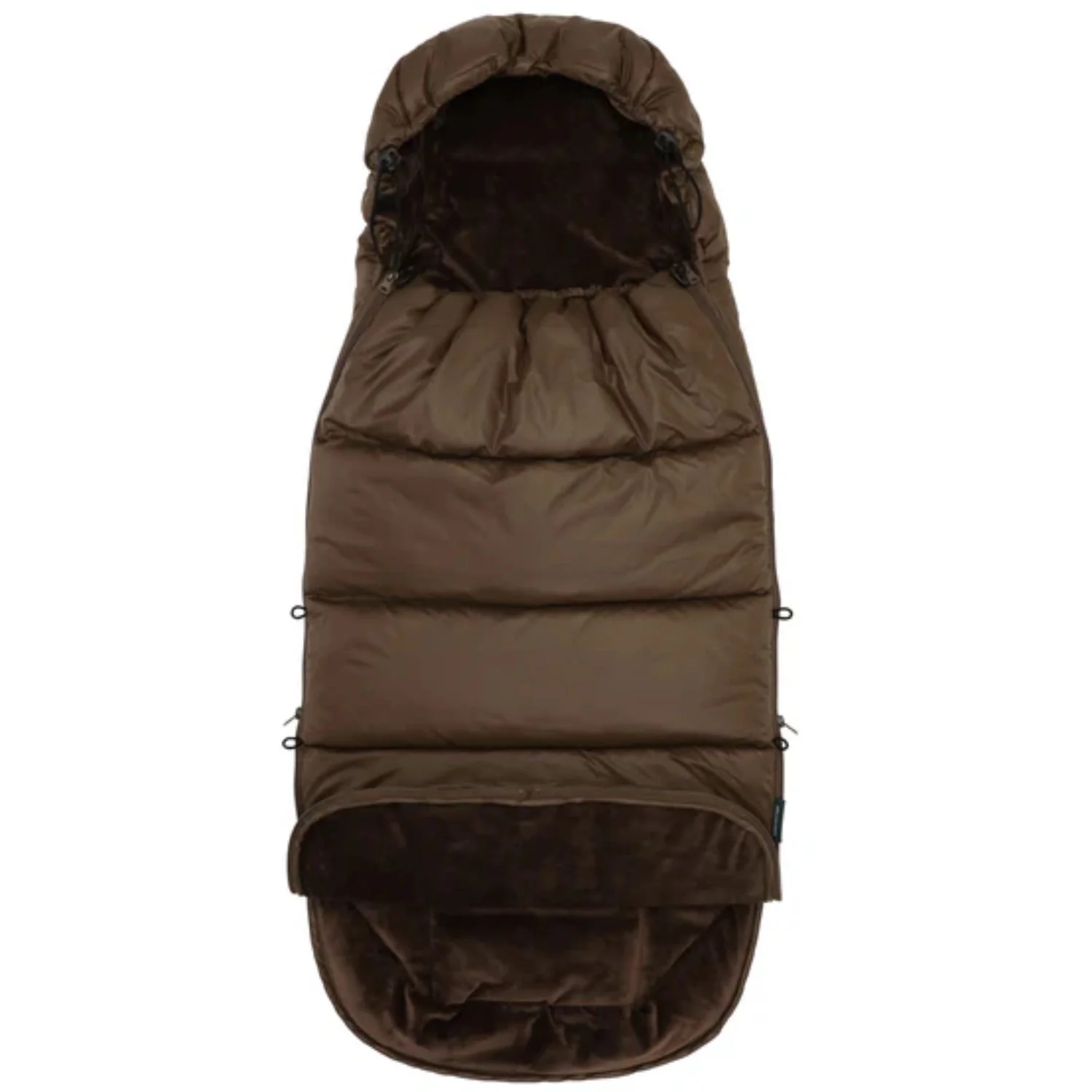 KongWalther Puffer Chocolate Brown Footmuff / Østerbroposen - Image 2