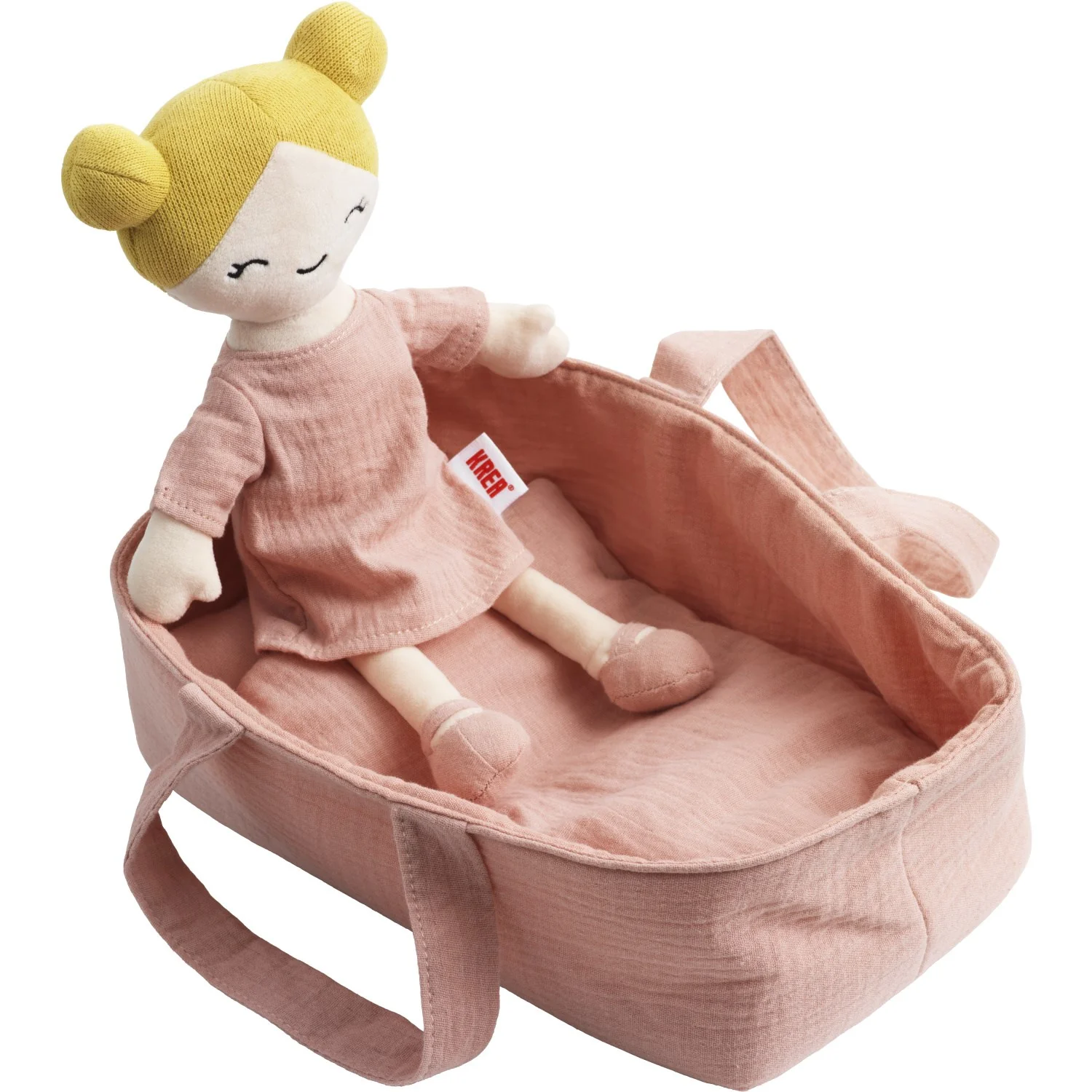 KREA® Doll In Basket Rose - Image 5