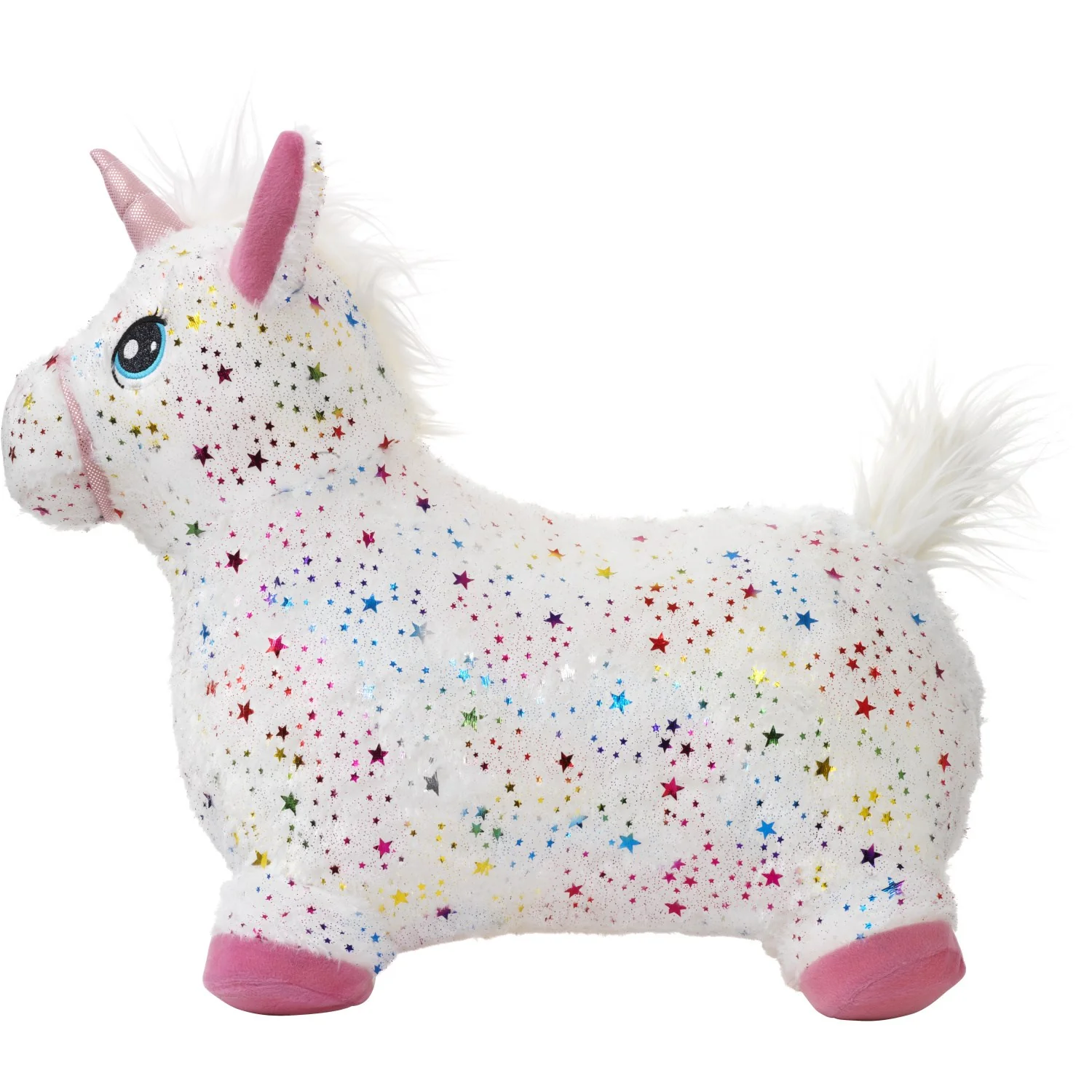 KREA® Hop And Bounce Plush Unicorn With White Hair - Image 5