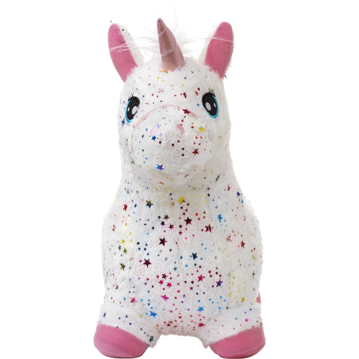 KREA® Hop And Bounce Plush Unicorn With White Hair - Image 6
