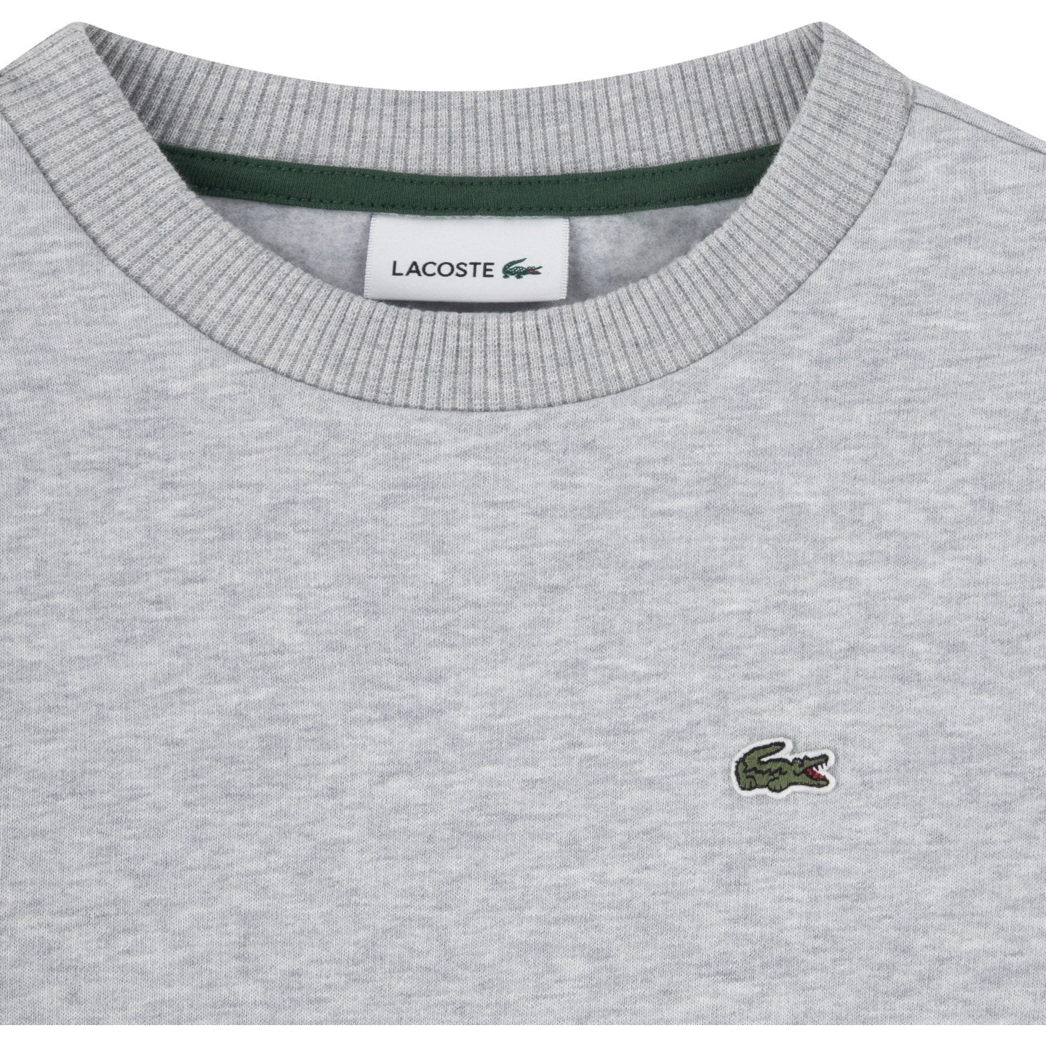 LACOSTE Argent Chine Heather Core Fleece Crew - Image 2
