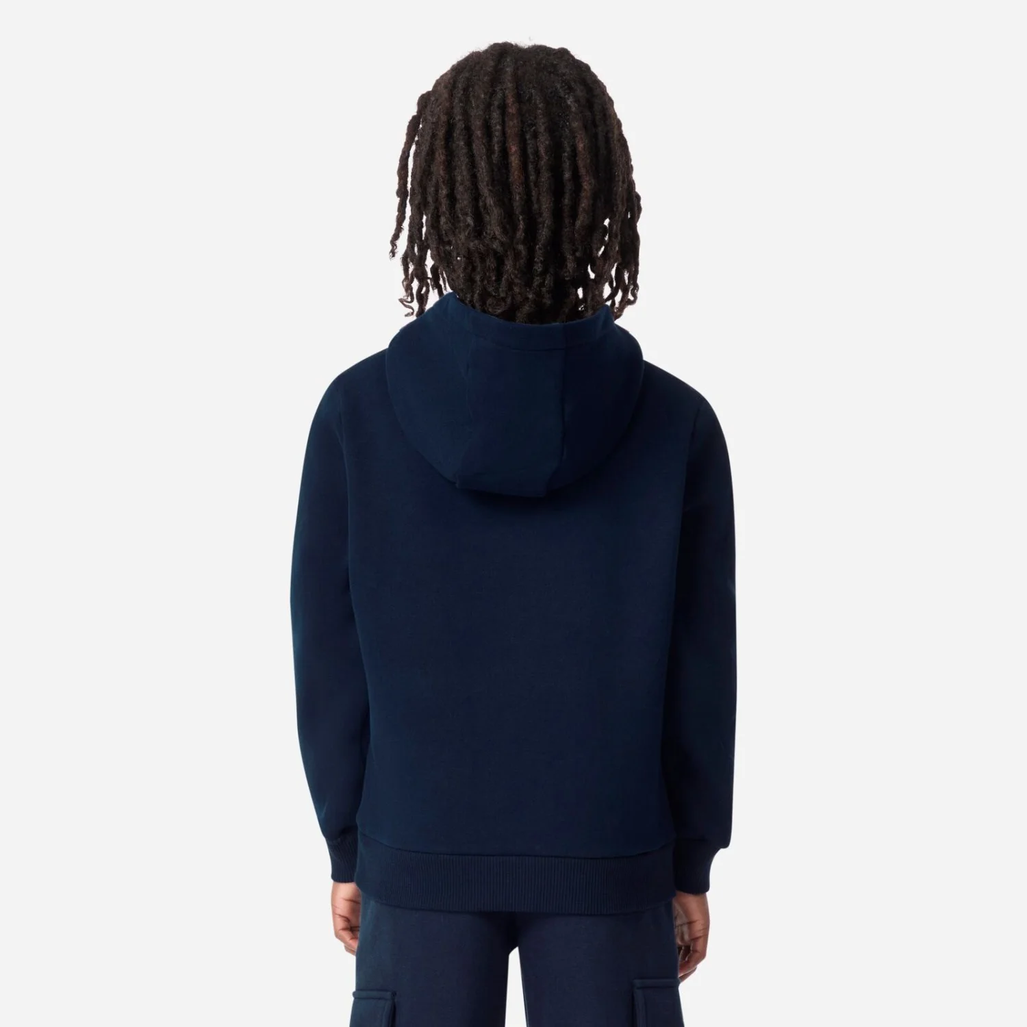 LACOSTE Marine Core Fleece Pullover Hoodi - Image 4