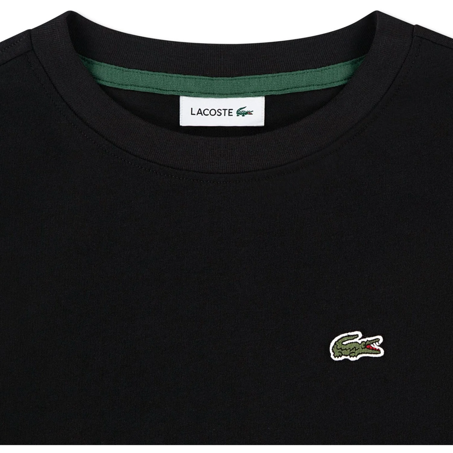 LACOSTE Noir Core Tee - Image 2