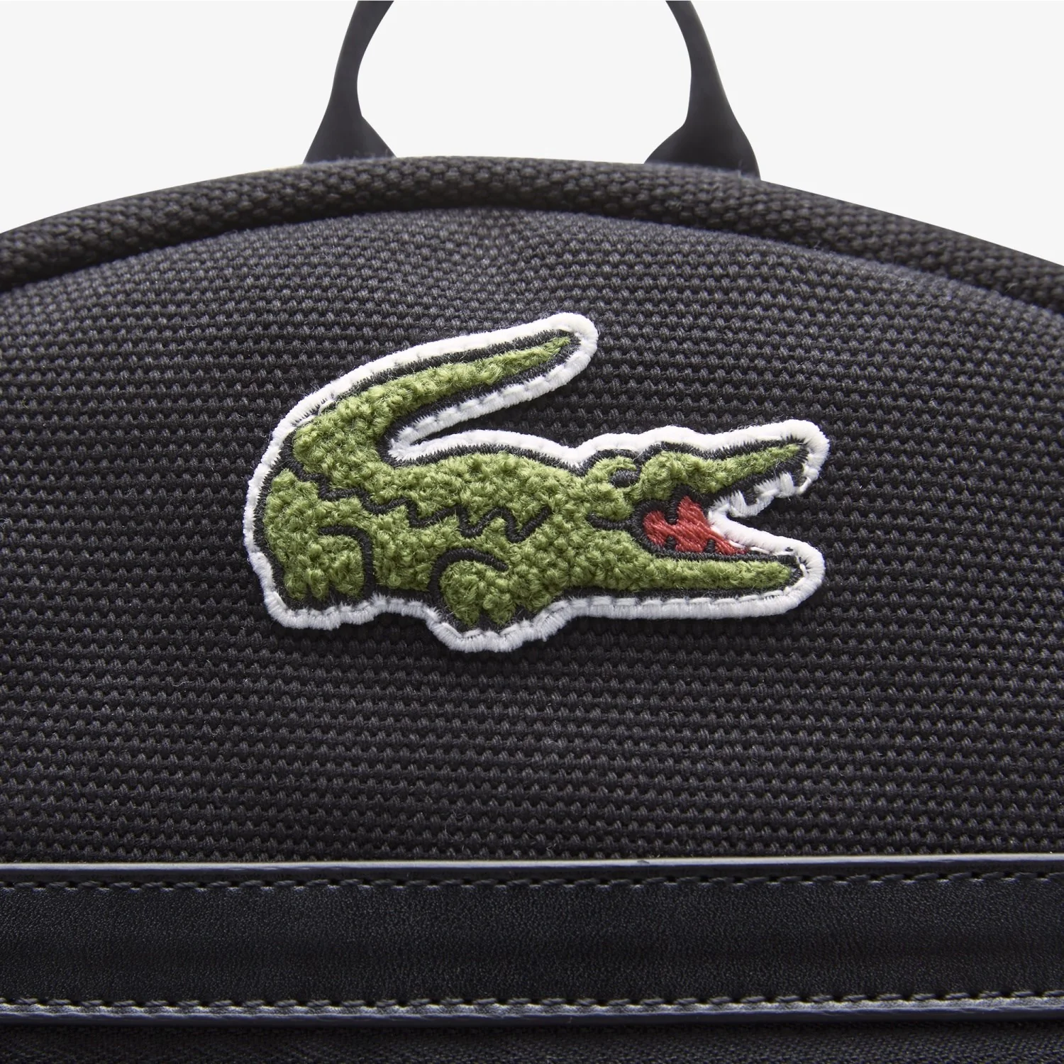 LACOSTE Noir Lcan Varsity Backpack - Image 2