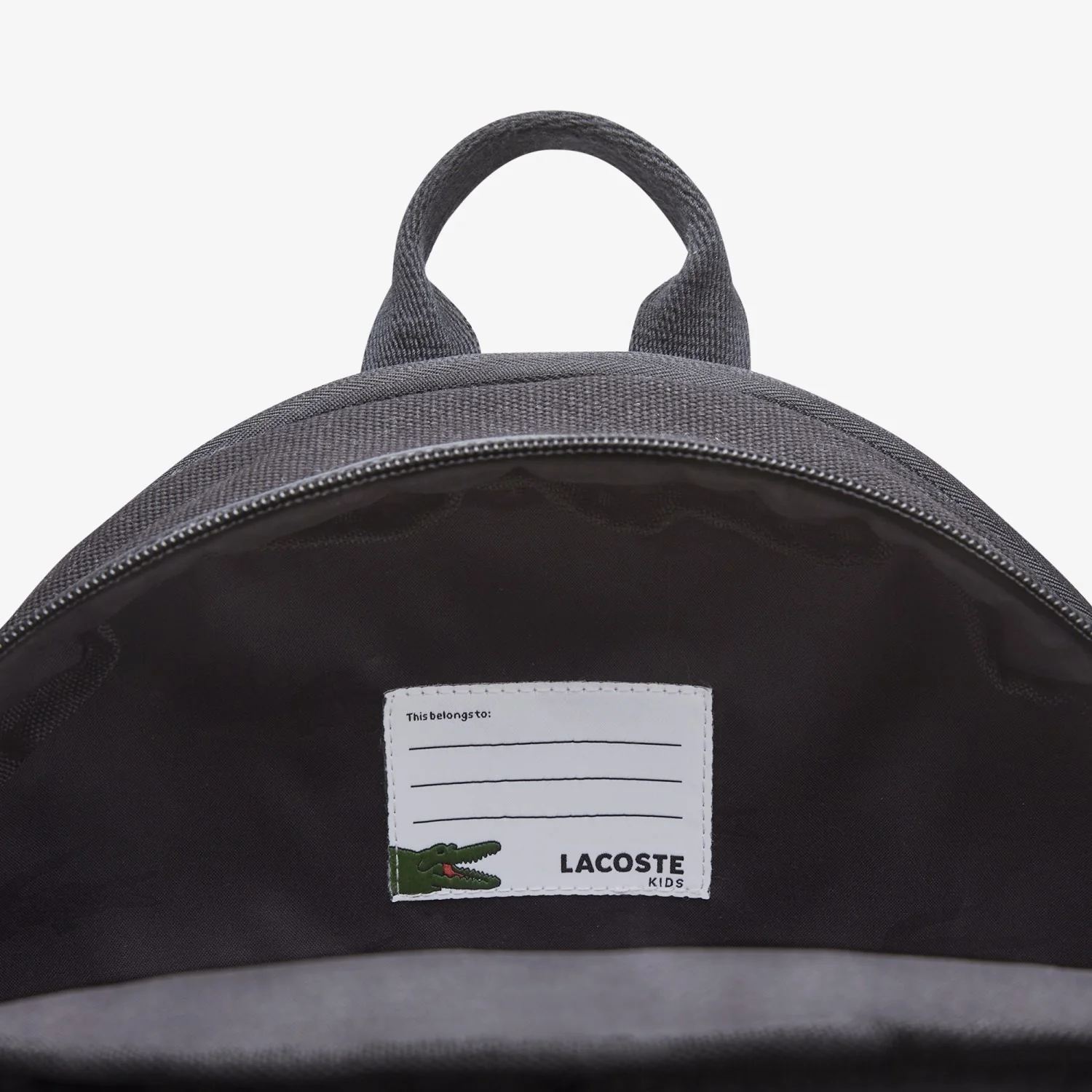LACOSTE Noir Lcan Varsity Backpack - Image 4