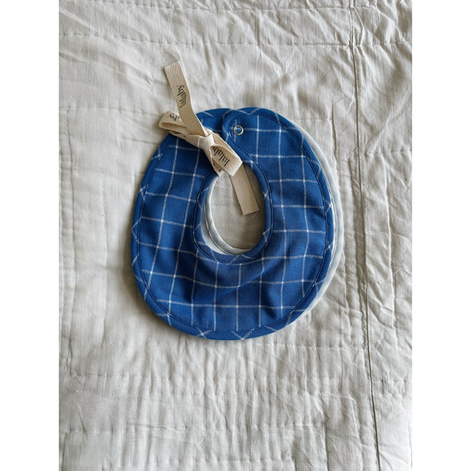Lalaby Art Blue Bibi Bib 2-Pack - Image 2