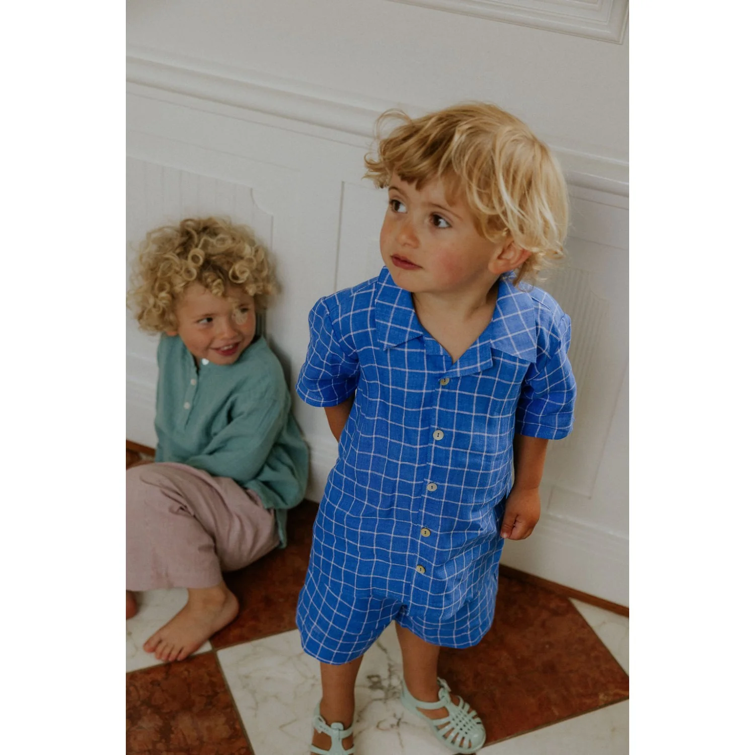 Lalaby Art Blue Buster Shirt - Image 8