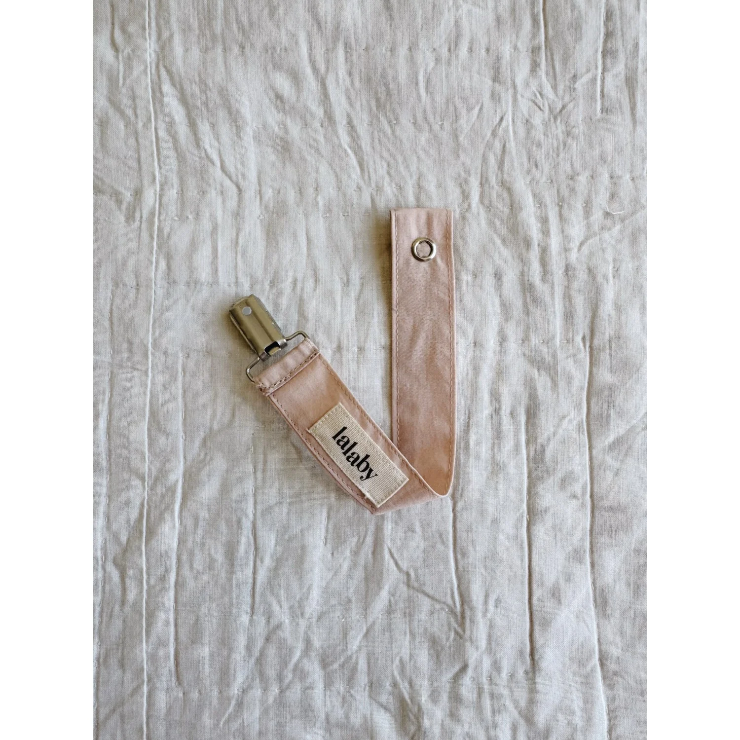 Lalaby Blush Pacifier Clip - Image 2