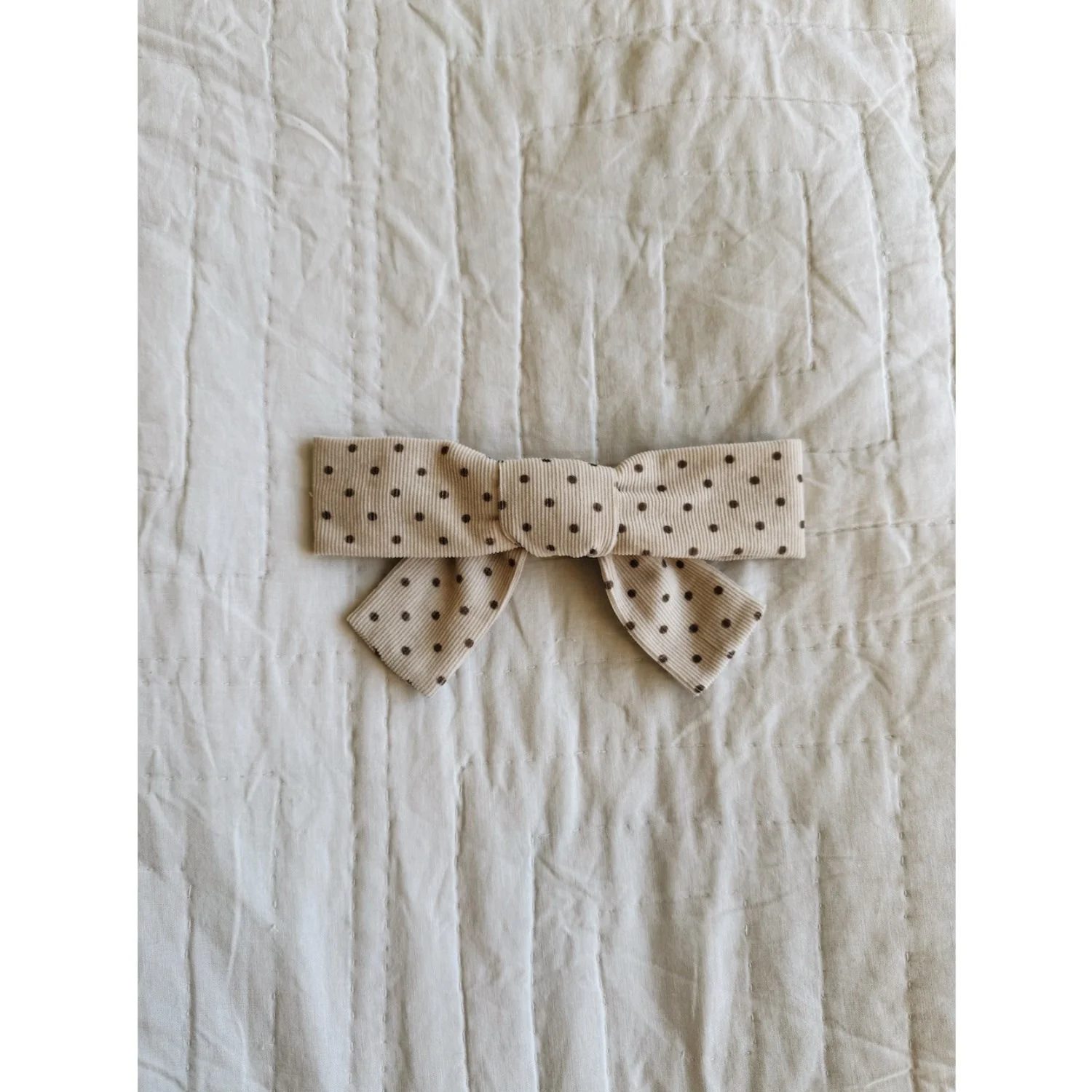 Lalaby BrownDot Big Hair Bow - Image 2