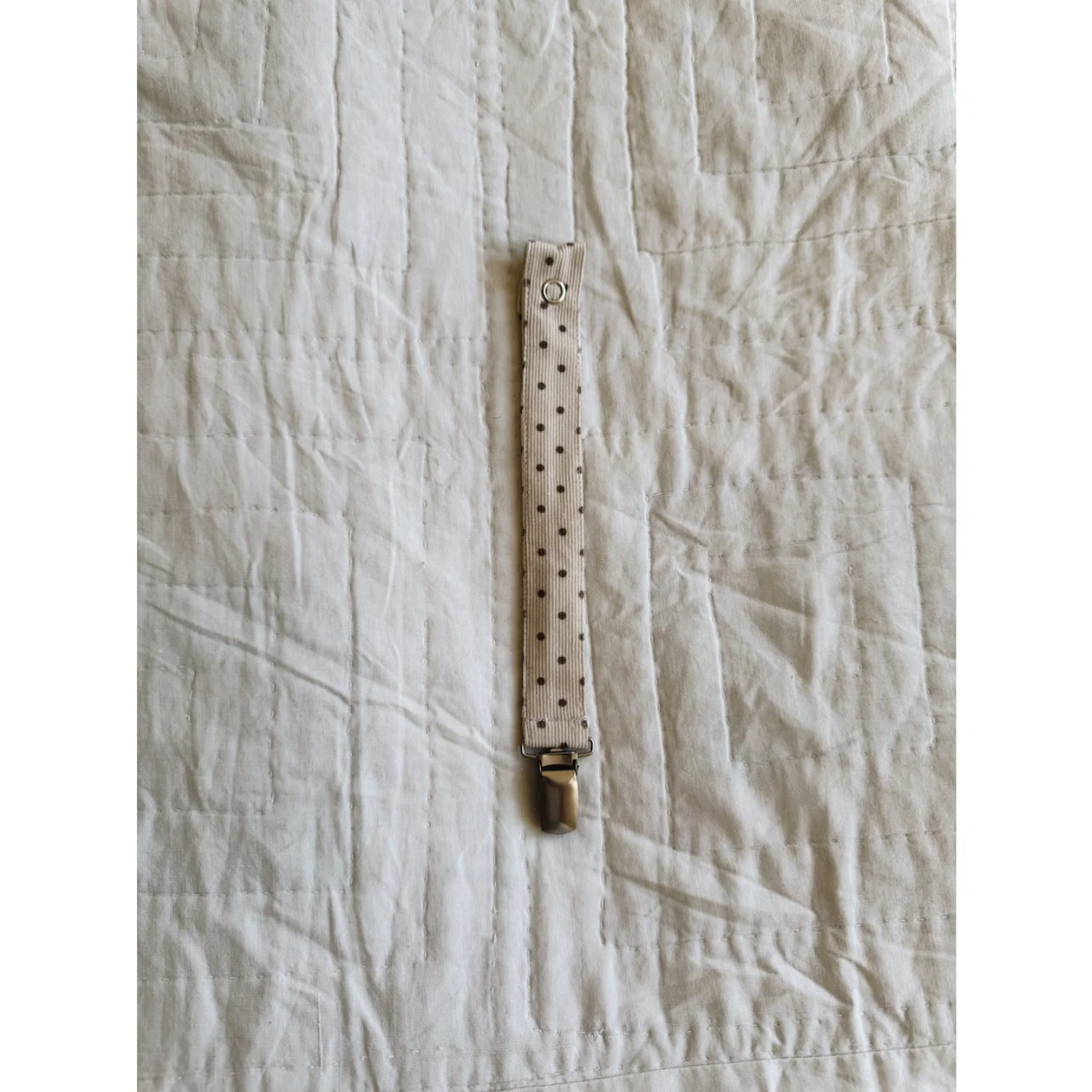 Lalaby BrownDot PACIFIER CLIP - Image 3