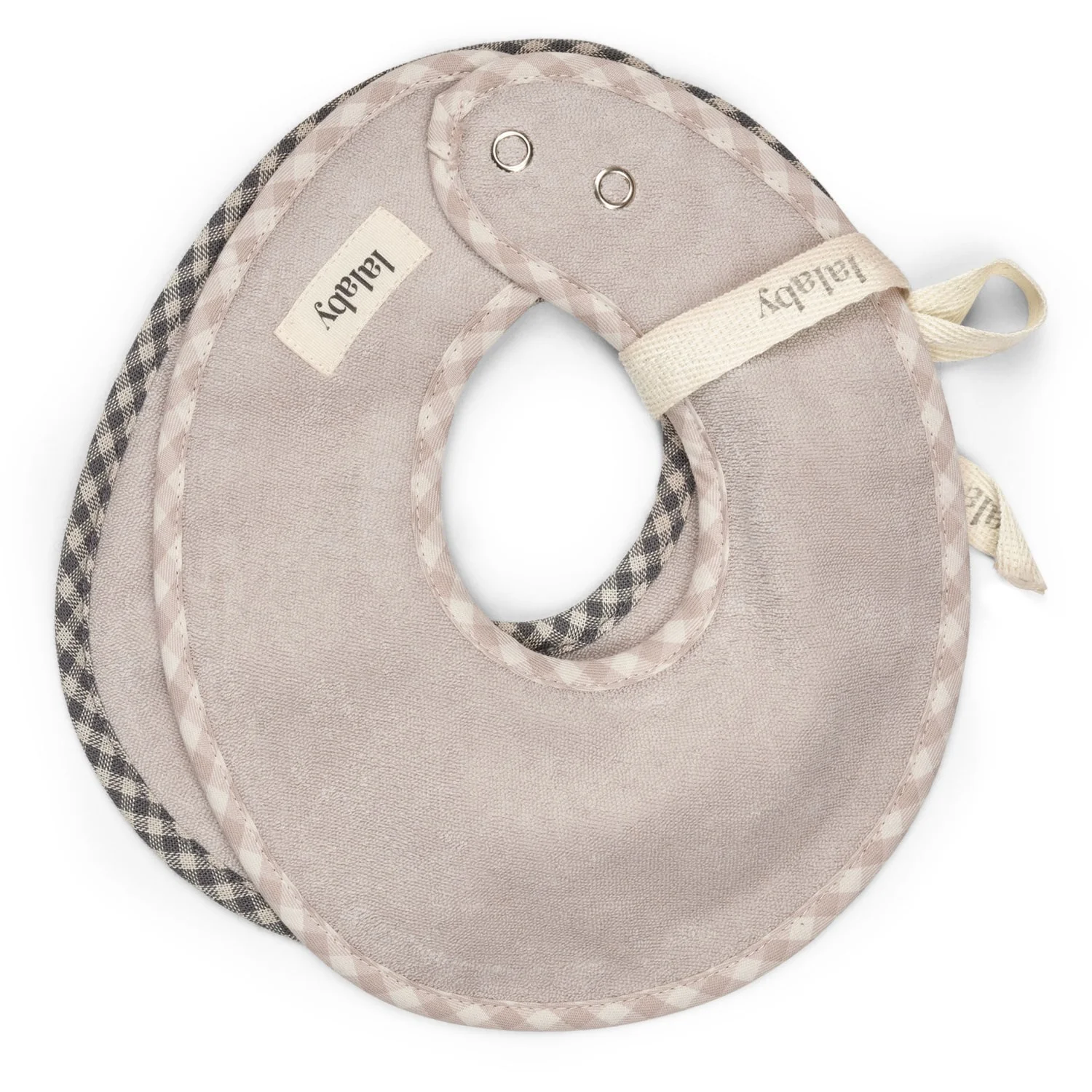Lalaby Forest Check 2-Pack BIBI Bib - Image 3