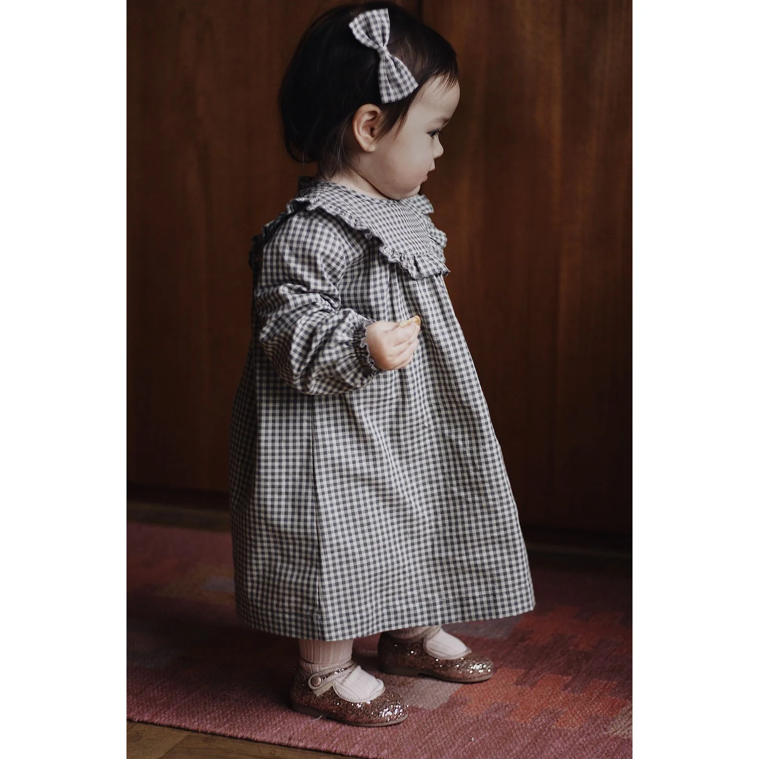 Lalaby ForestCheck Noey Dress Baby - Image 2