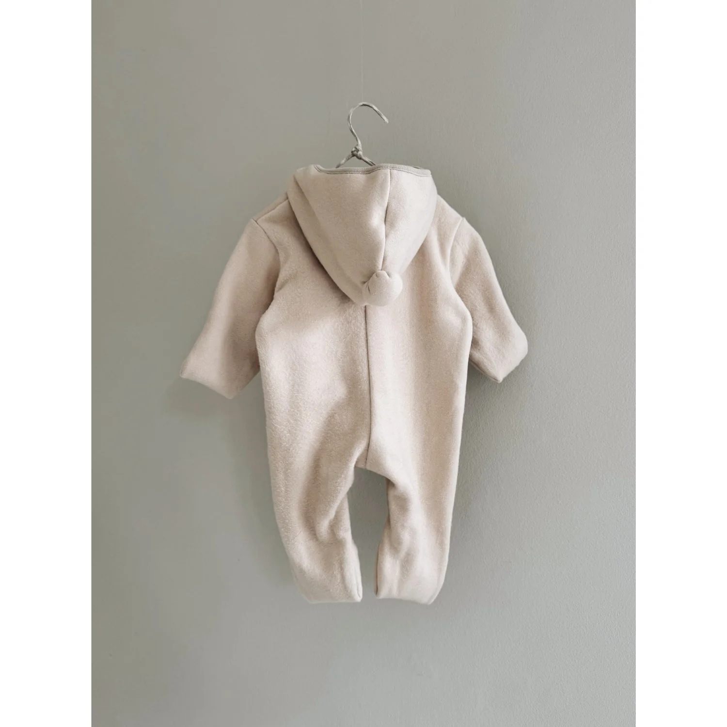 Lalaby Ivory Teddy Cotton Onesie - Image 3