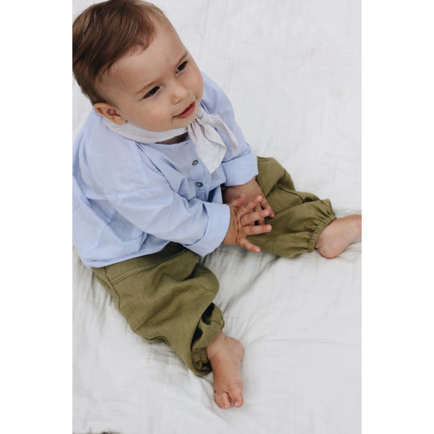 Lalaby Jaipur Shirt Baby - Saltwater - Image 7