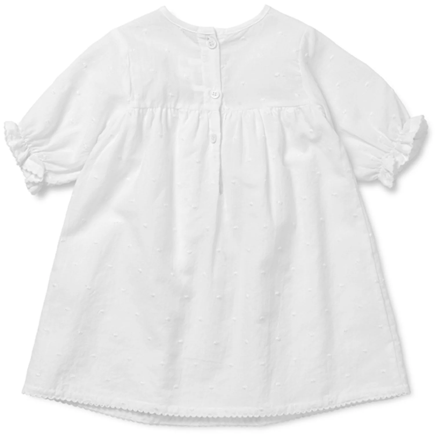Lalaby Lilibeth Dress (Baby) - White Dot - Image 6