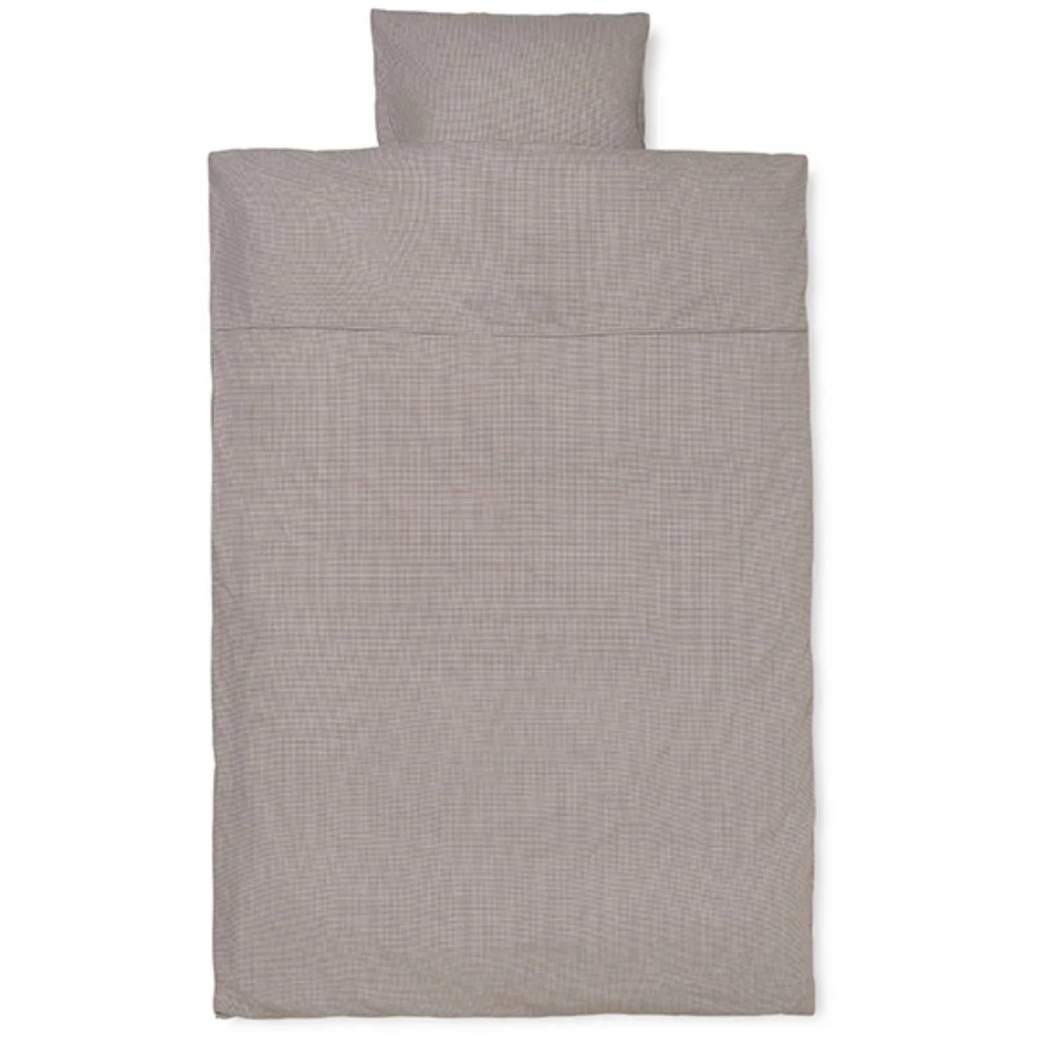 Lalaby Tiny Check Brown Classic Baby Bedding - Image 7