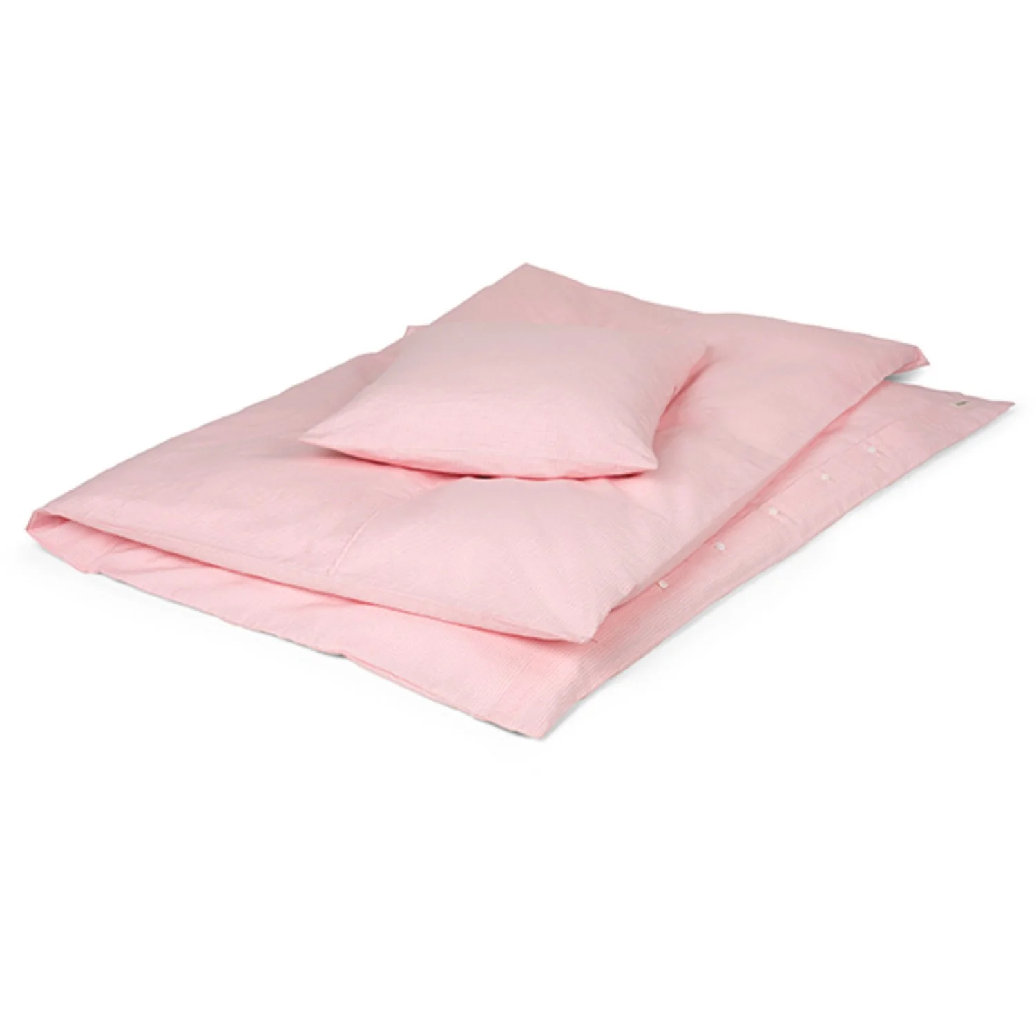 Lalaby Tiny Check Pink Classic Baby Bedding - Image 7