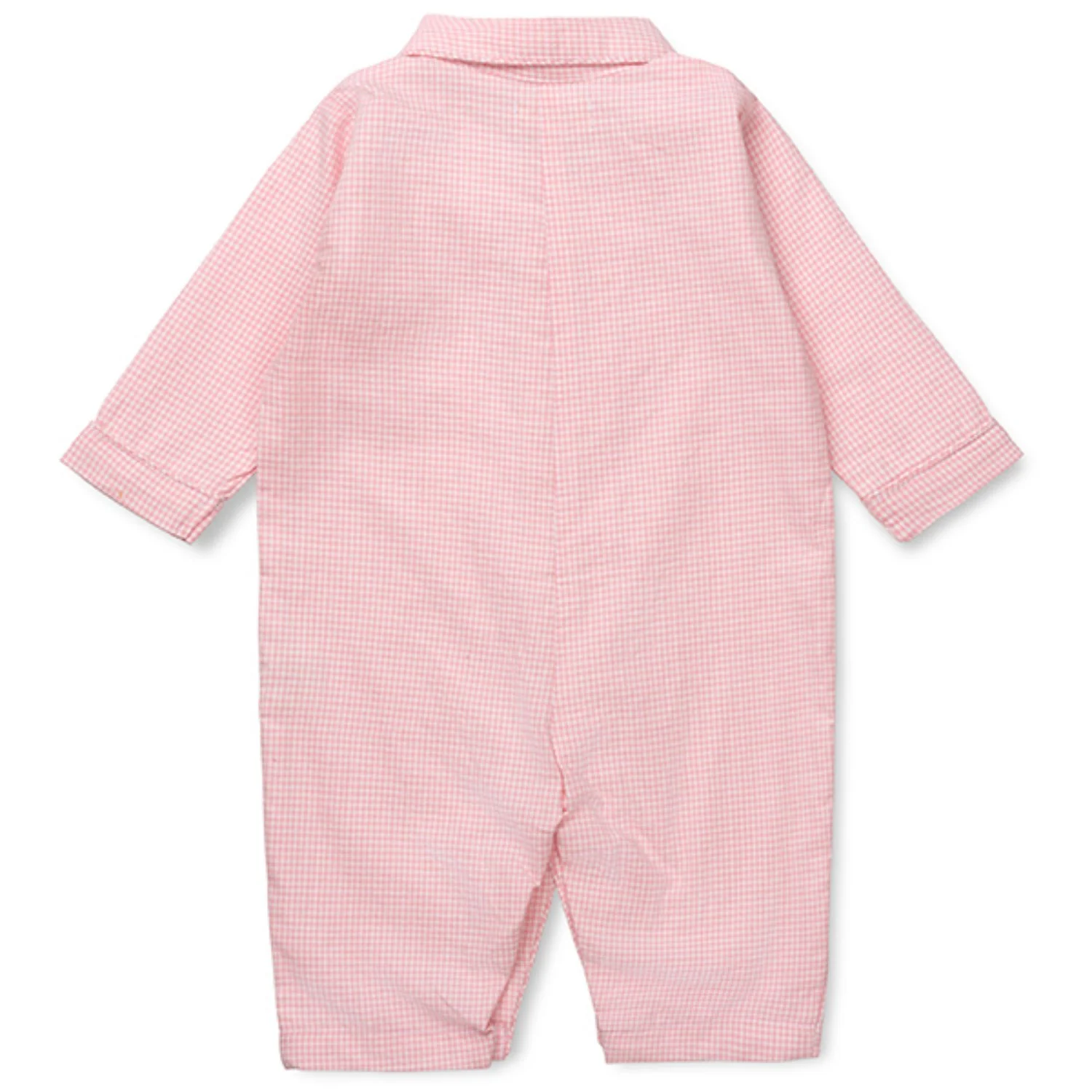 Lalaby Tiny Check Pink Classic Pj Suit - Image 6