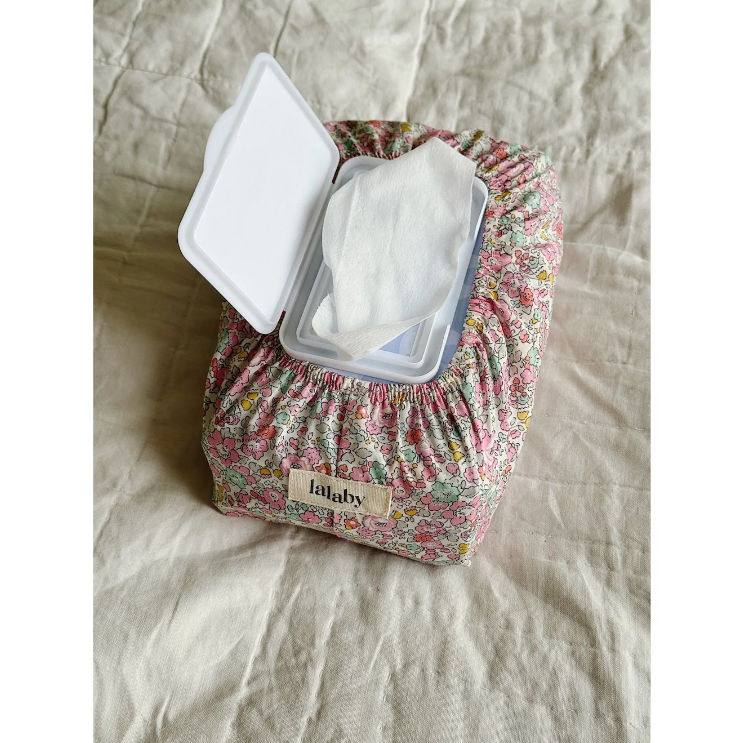 Lalaby Wet Wipe Cover Pink Betsy