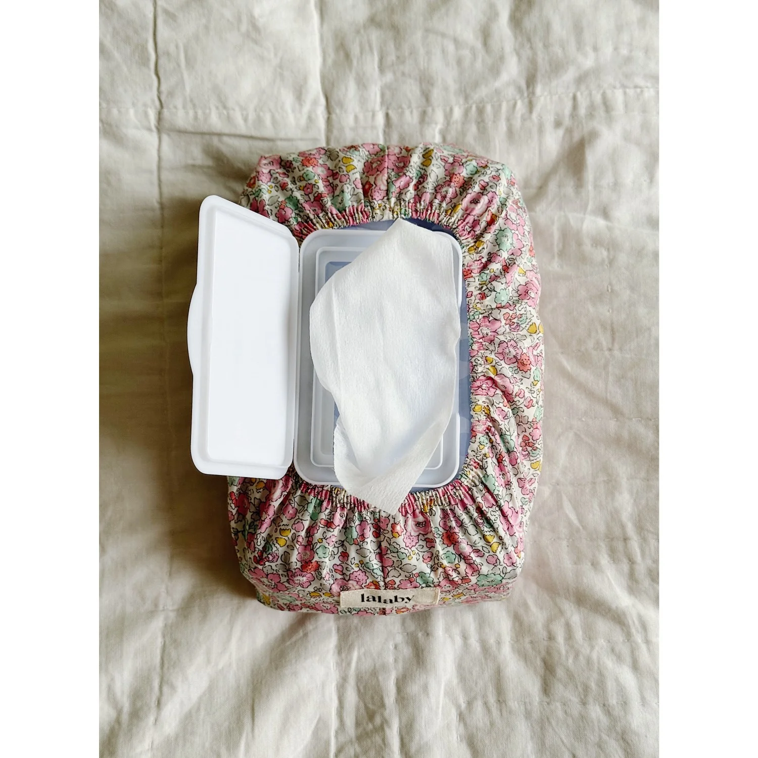 Lalaby Wet Wipe Cover Pink Betsy - Image 2