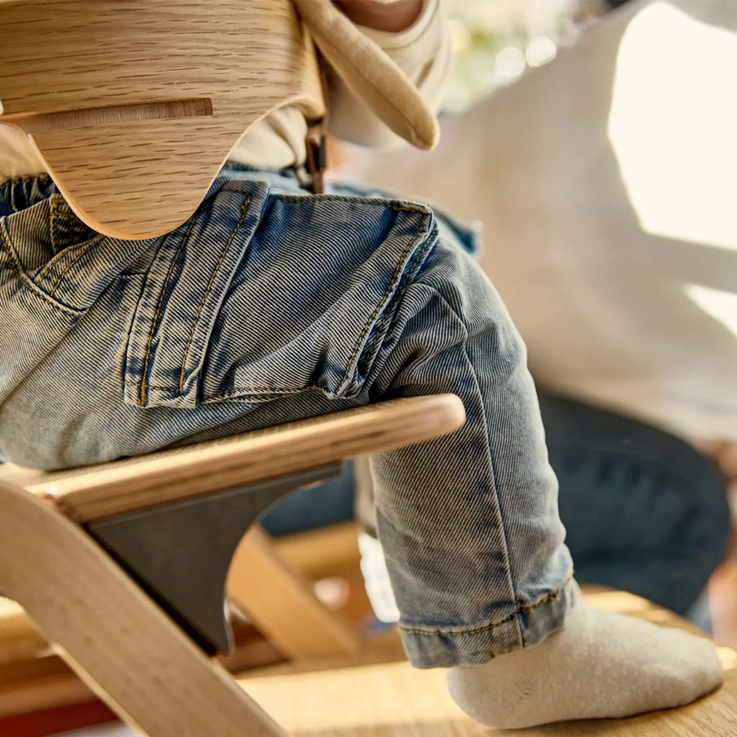 Leander Oak Nature Leander Louie™ High Chair Without Safety Bar - Image 11