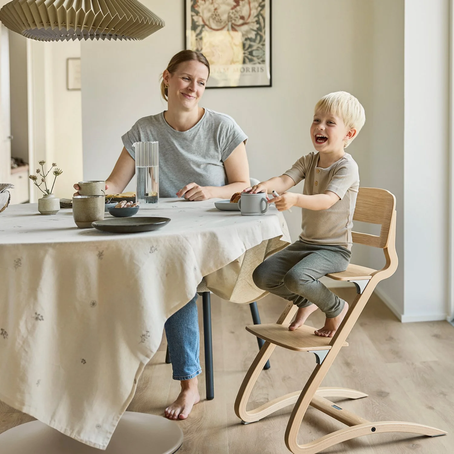Leander Oak Nature Leander Louie™ High Chair Without Safety Bar - Image 5